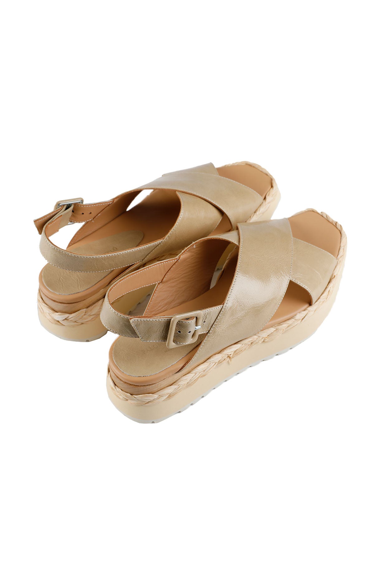 Paloma Barcelo Çapraz Bantlı Deri Sandalet-Libas Trendy Fashion Store