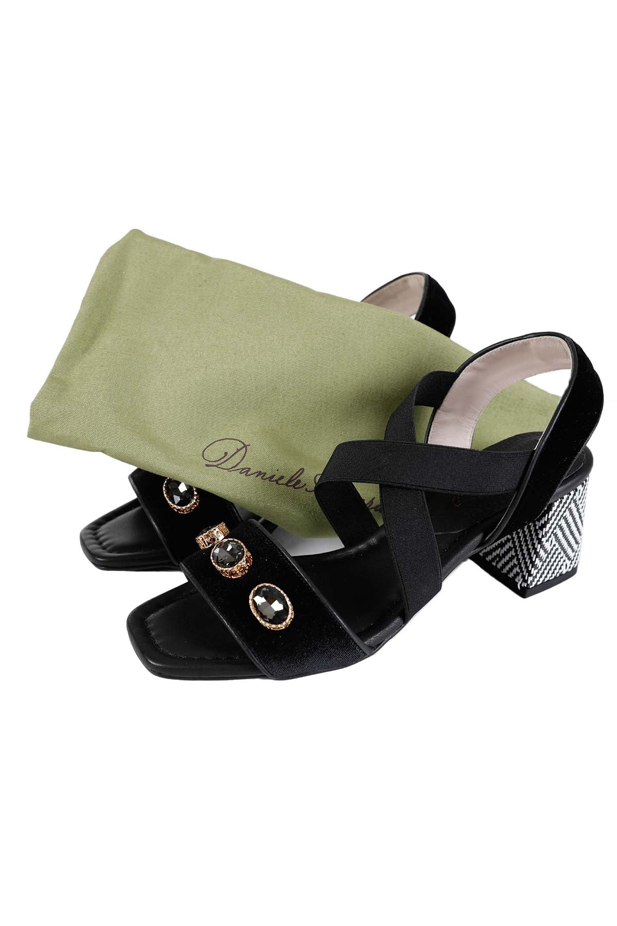 Daniele Ancarani Küt Burun Topuklu Sandalet-Libas Trendy Fashion Store