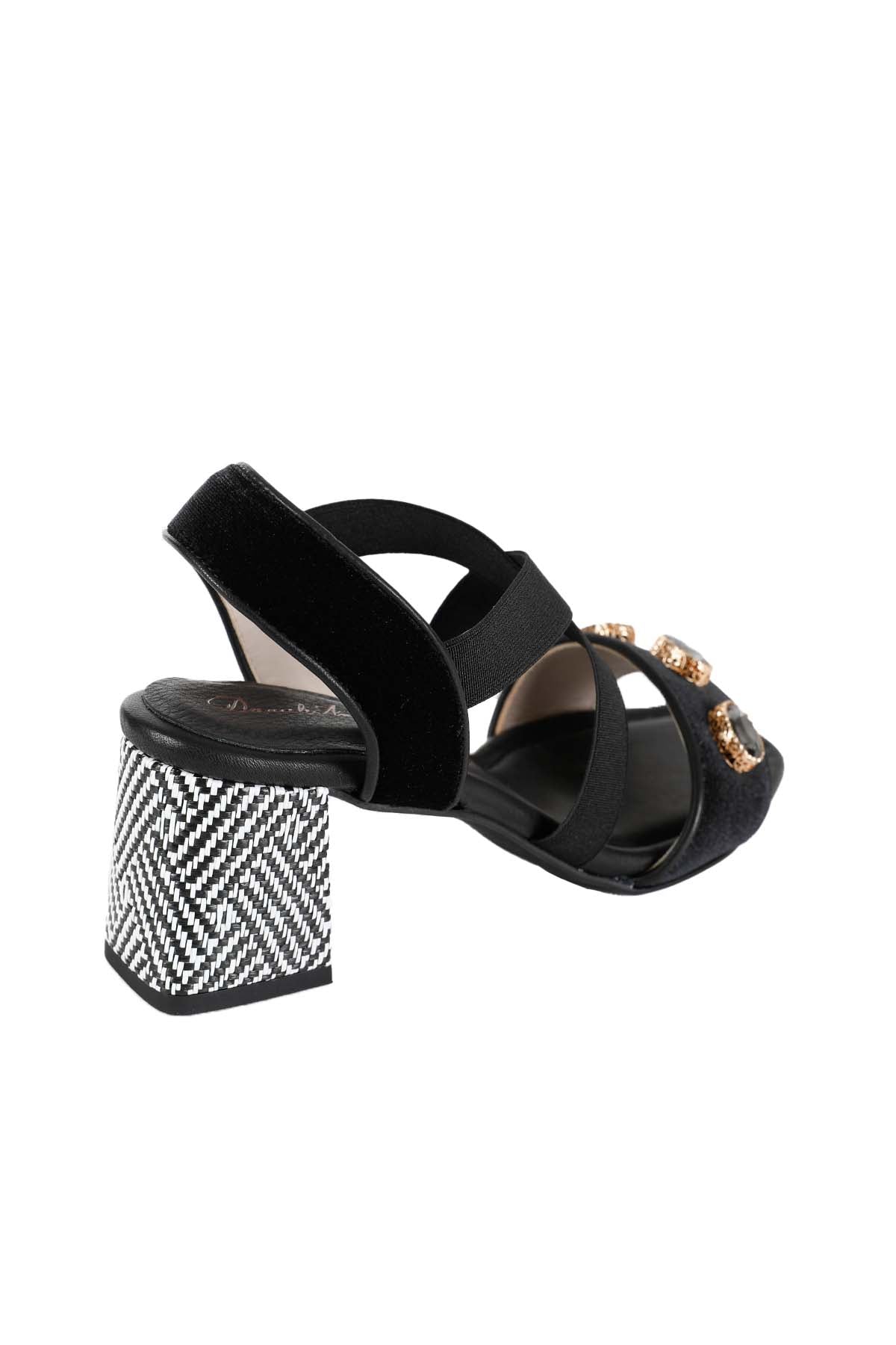 Daniele Ancarani Küt Burun Topuklu Sandalet-Libas Trendy Fashion Store