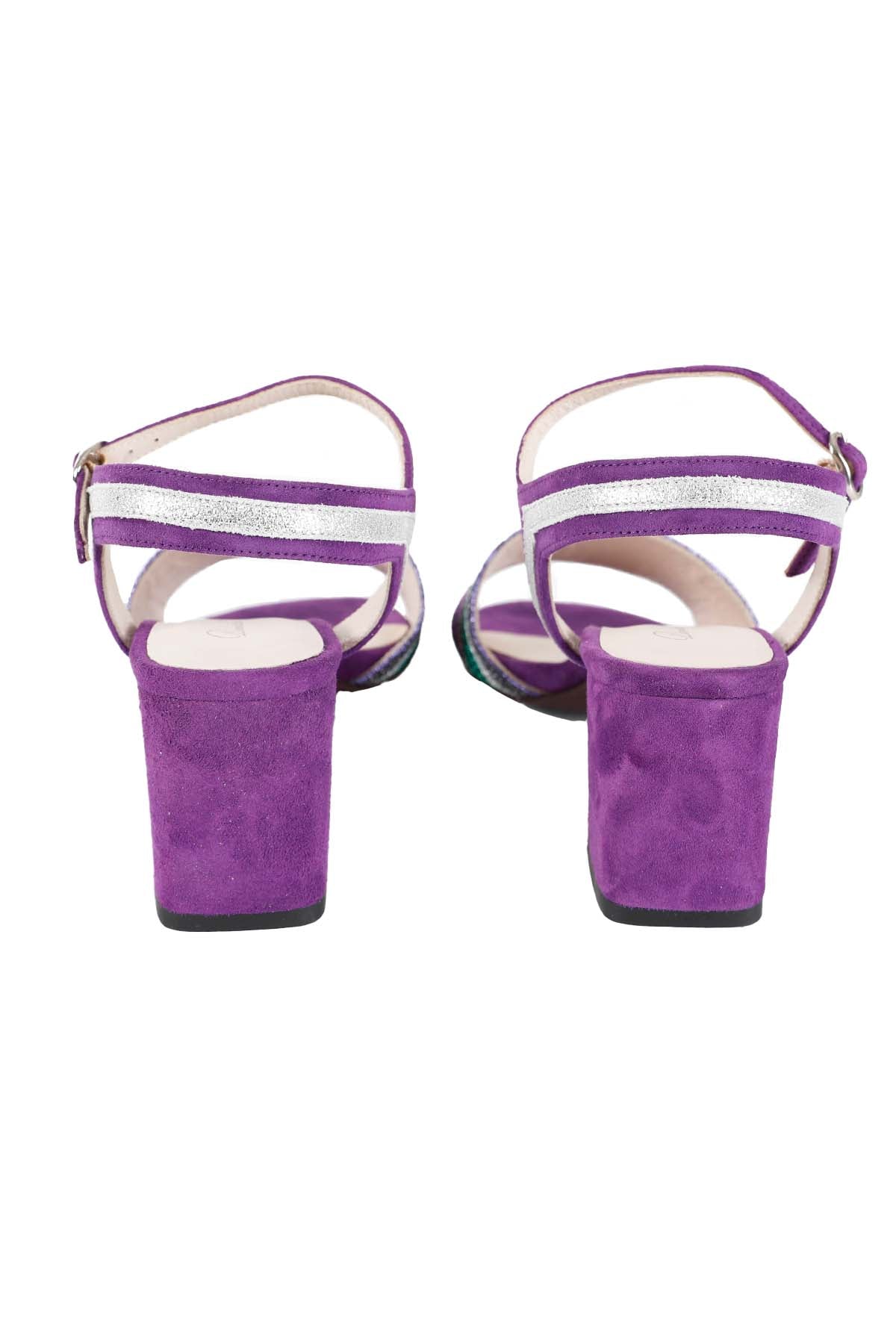 Daniele Ancarani Nubuk Deri Topuklu Sandalet-Libas Trendy Fashion Store