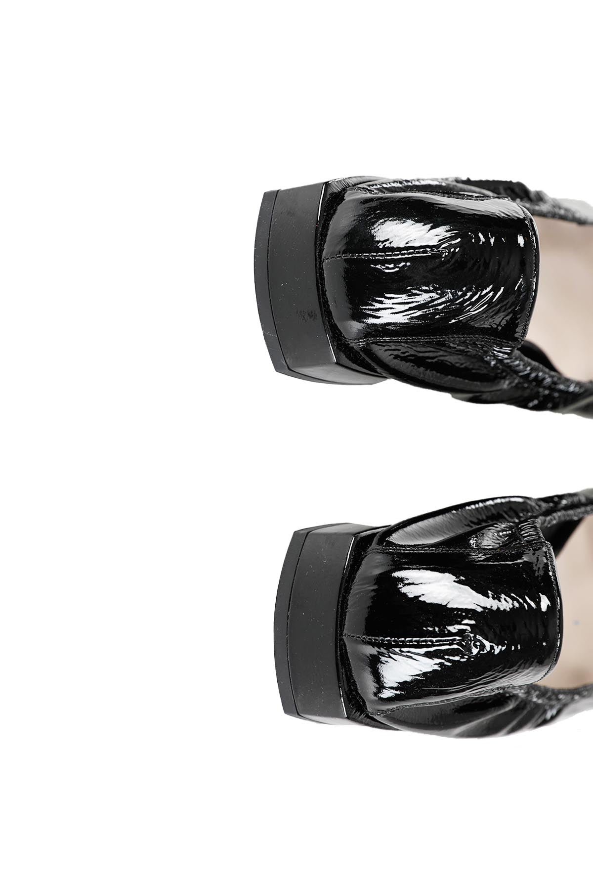 Daniele Ancarani Küt Topuk ve Burunlu Babet Ayakkabı-Libas Trendy Fashion Store