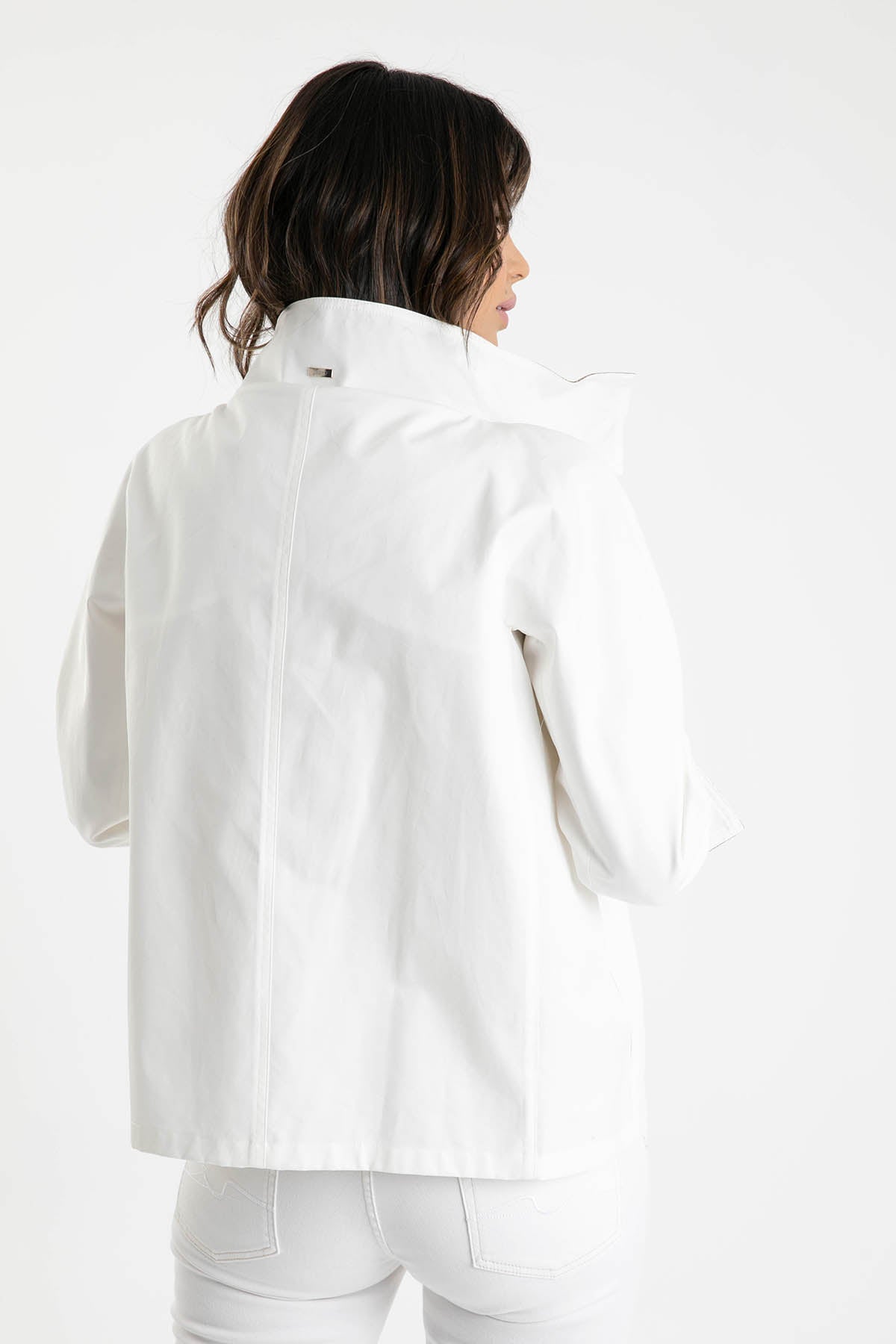 Herno Rain Collection Dik Yaka Monogram Detaylı Mont-Libas Trendy Fashion Store