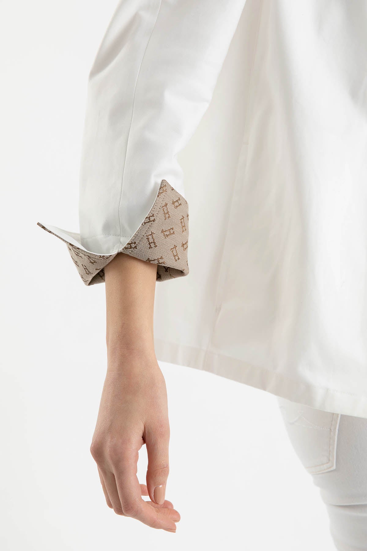 Herno Rain Collection Dik Yaka Monogram Detaylı Mont-Libas Trendy Fashion Store