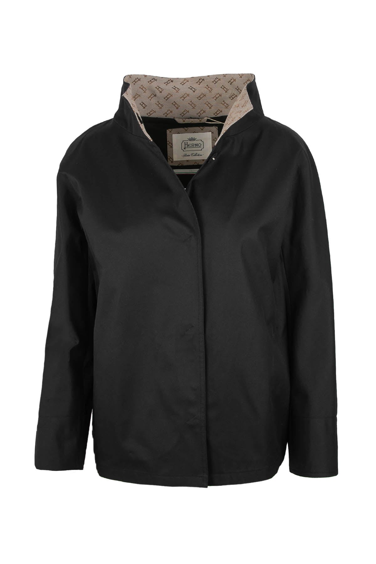 Herno Rain Collection Dik Yaka Gizli Patlı Mont-Libas Trendy Fashion Store