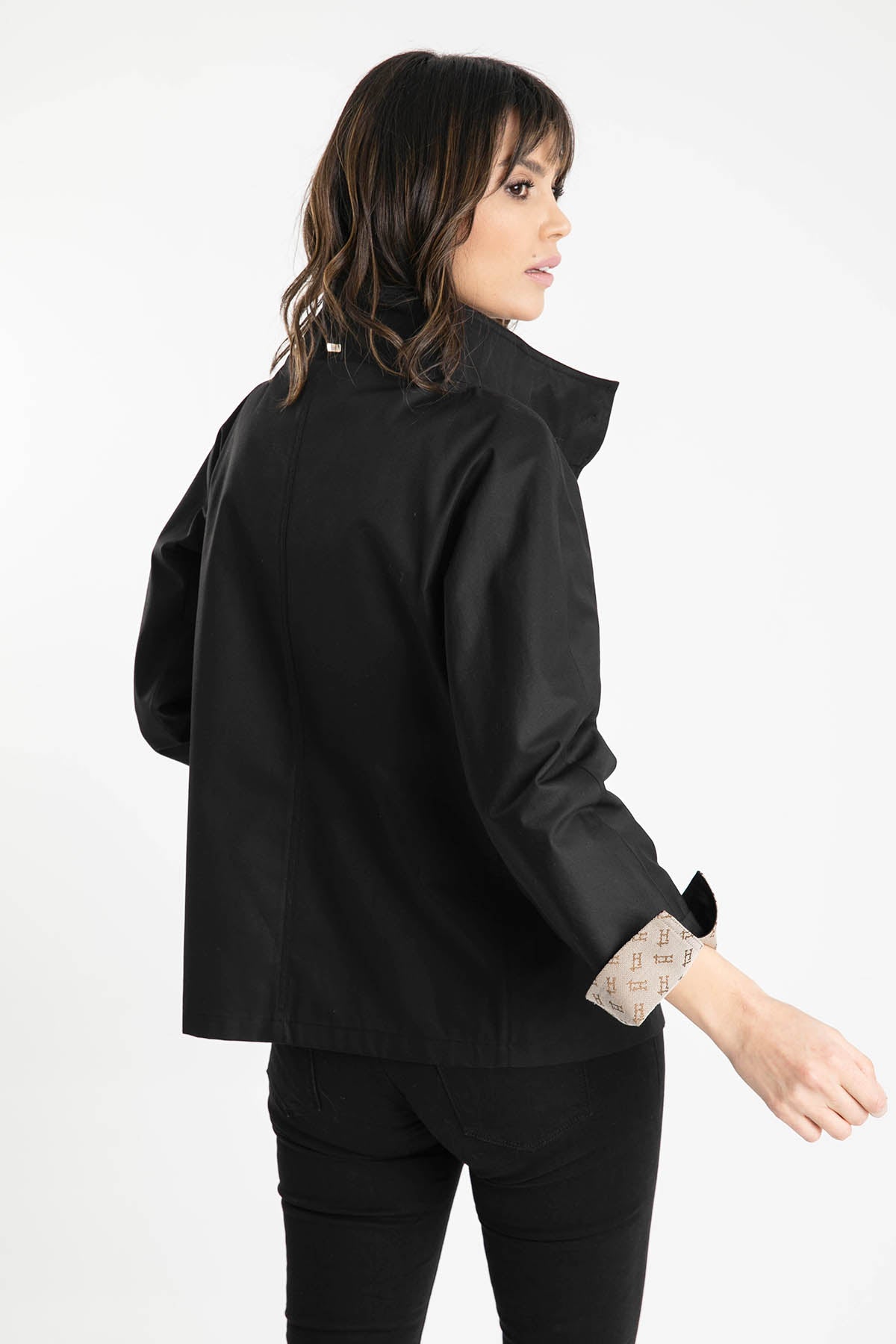 Herno Rain Collection Dik Yaka Gizli Patlı Mont-Libas Trendy Fashion Store