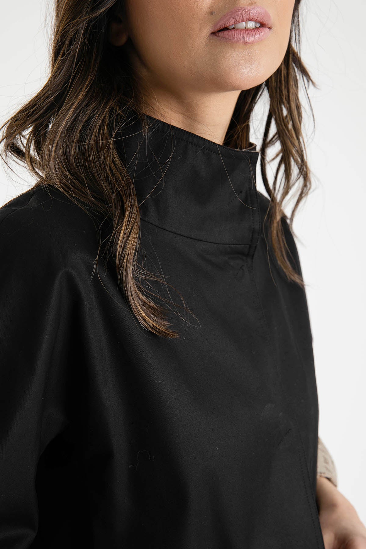 Herno Rain Collection Dik Yaka Gizli Patlı Mont-Libas Trendy Fashion Store