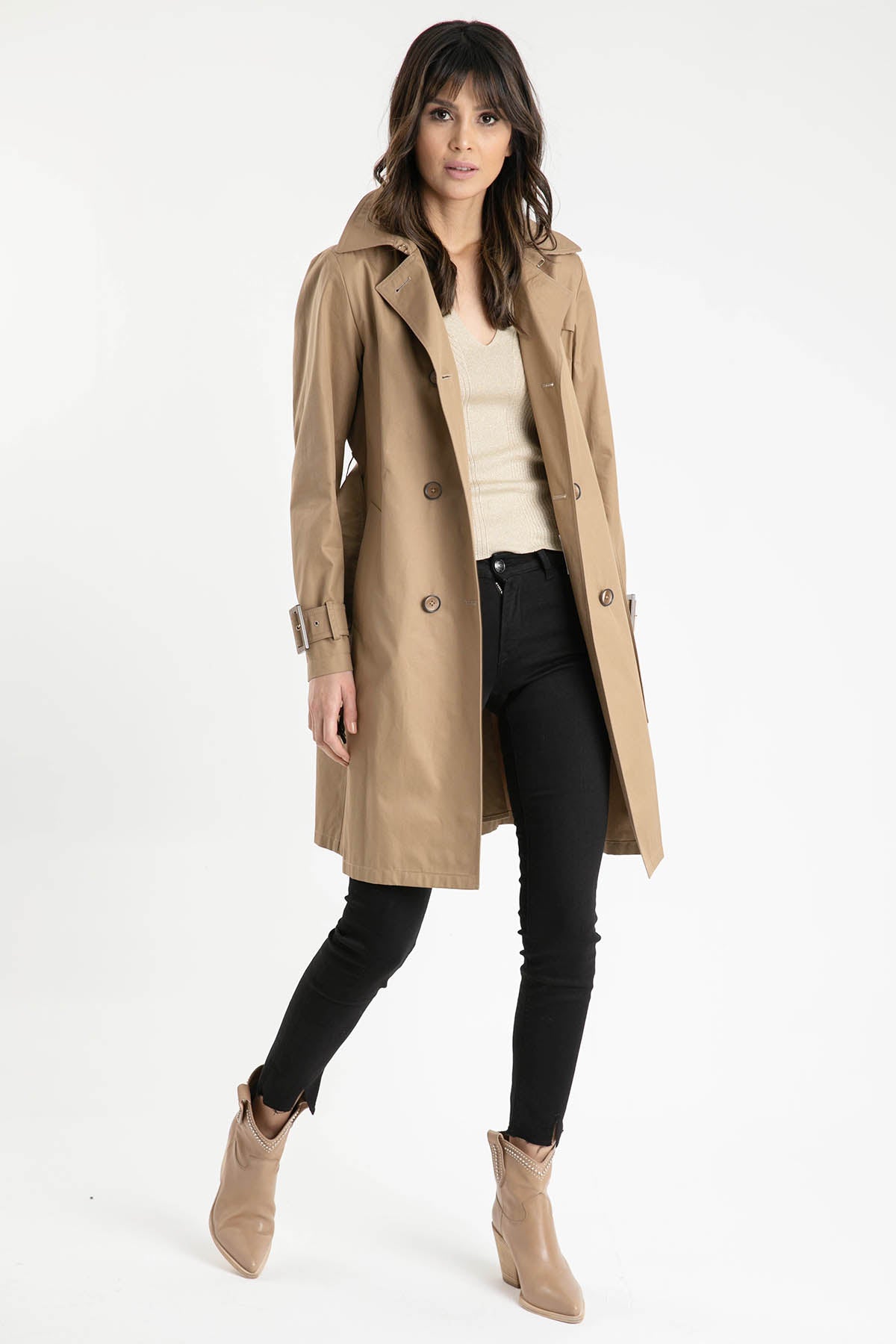 Herno Kruvaze Trençkot-Libas Trendy Fashion Store