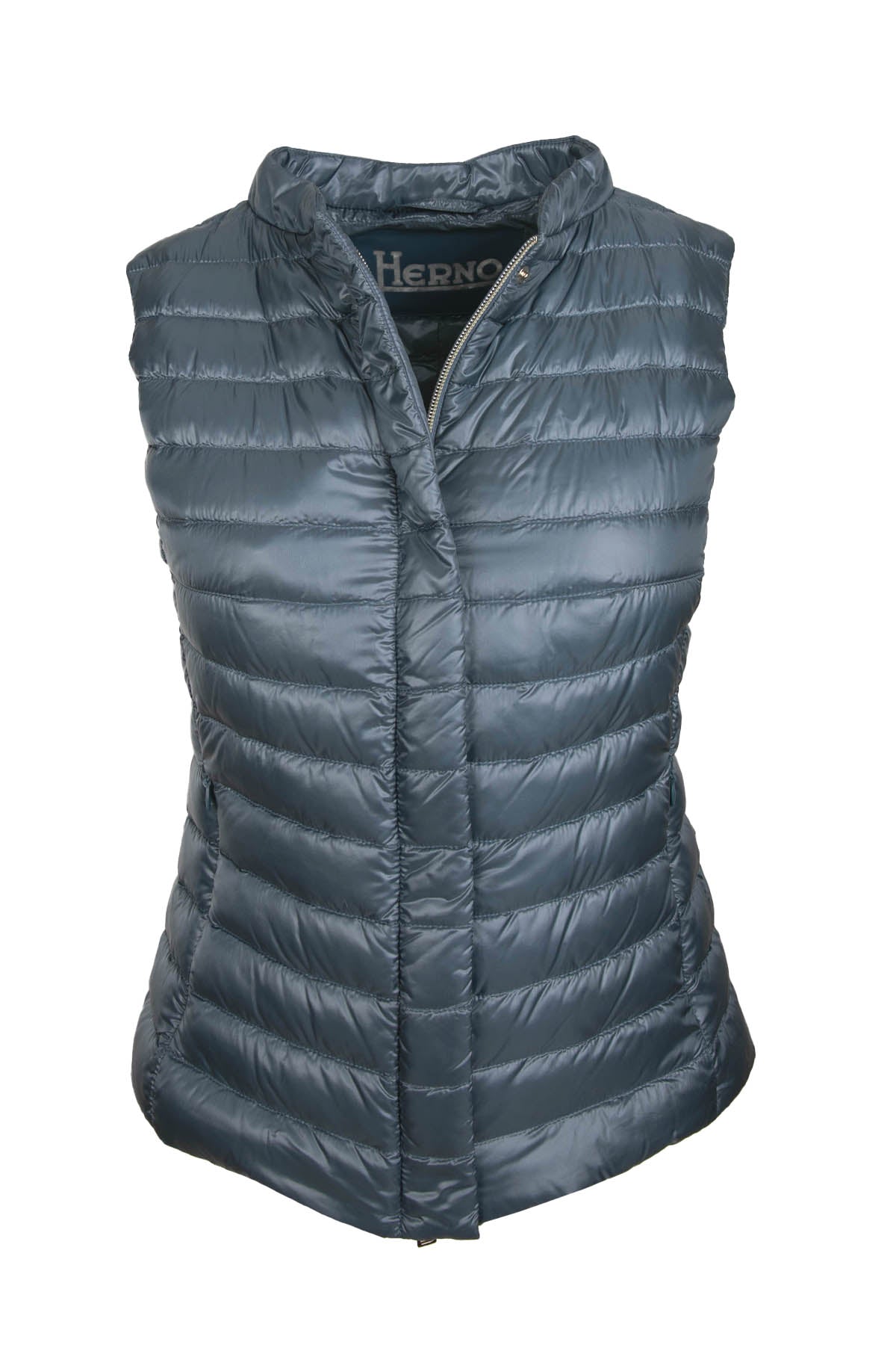 Herno Dik Yaka Belden Oturan Puffer Yelek-Libas Trendy Fashion Store