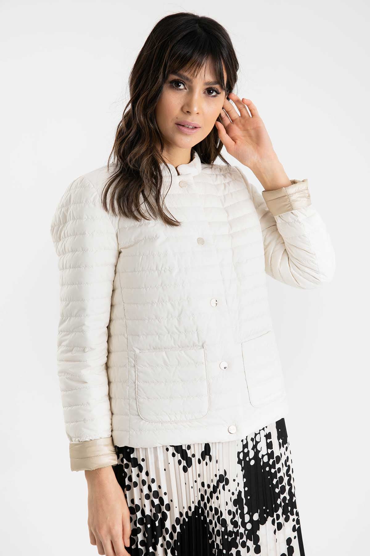 Herno Çift Taraflı Hakim Yaka Mont-Libas Trendy Fashion Store