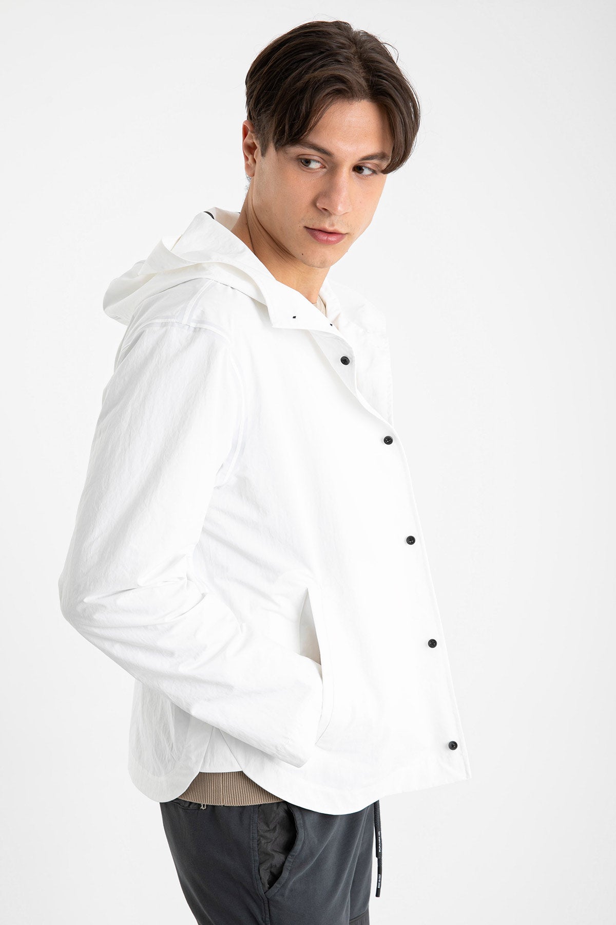 Herno Düğmeli Rüzgarlık Ceket-Libas Trendy Fashion Store