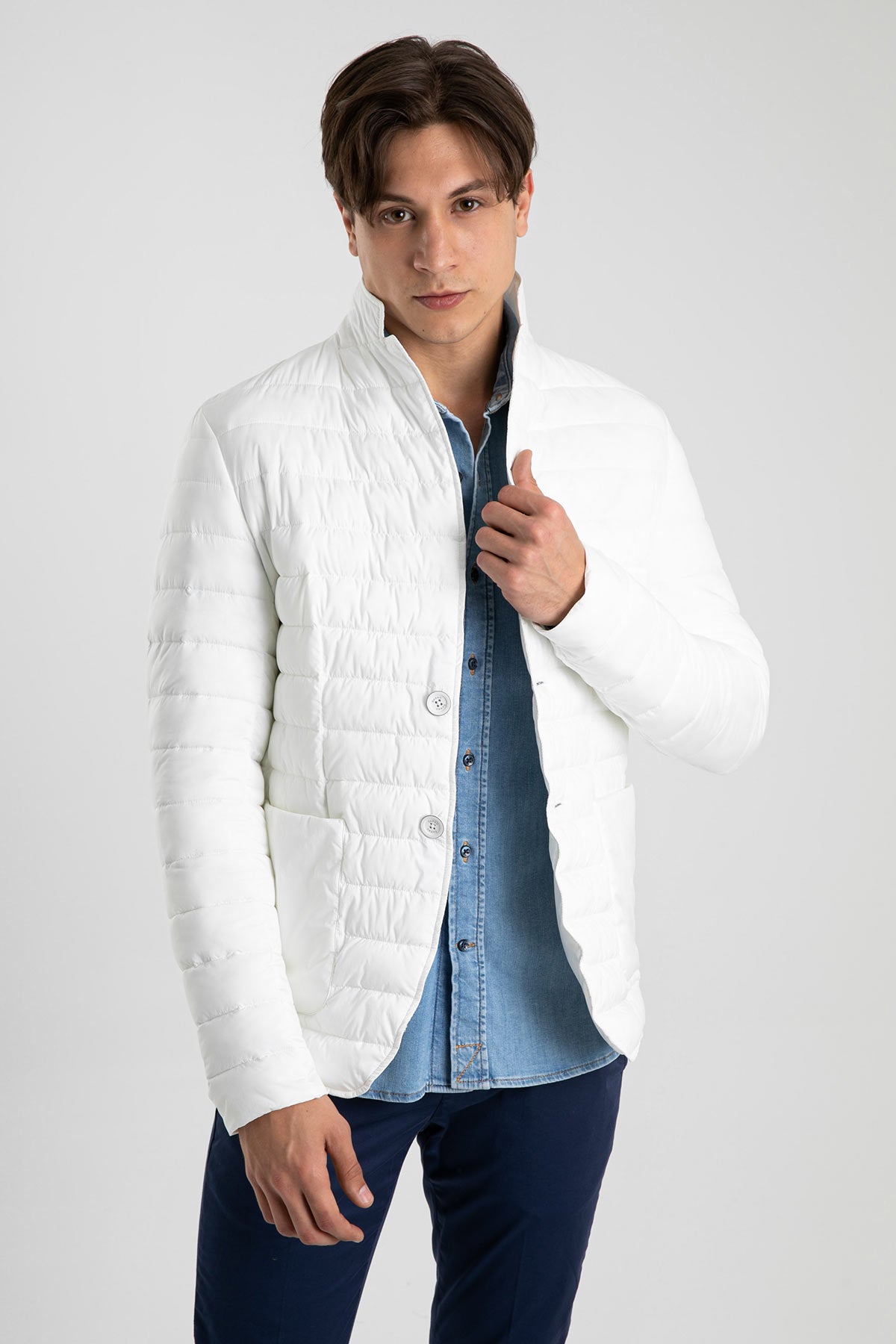 Herno Düğmeli Ceket Mont-Libas Trendy Fashion Store