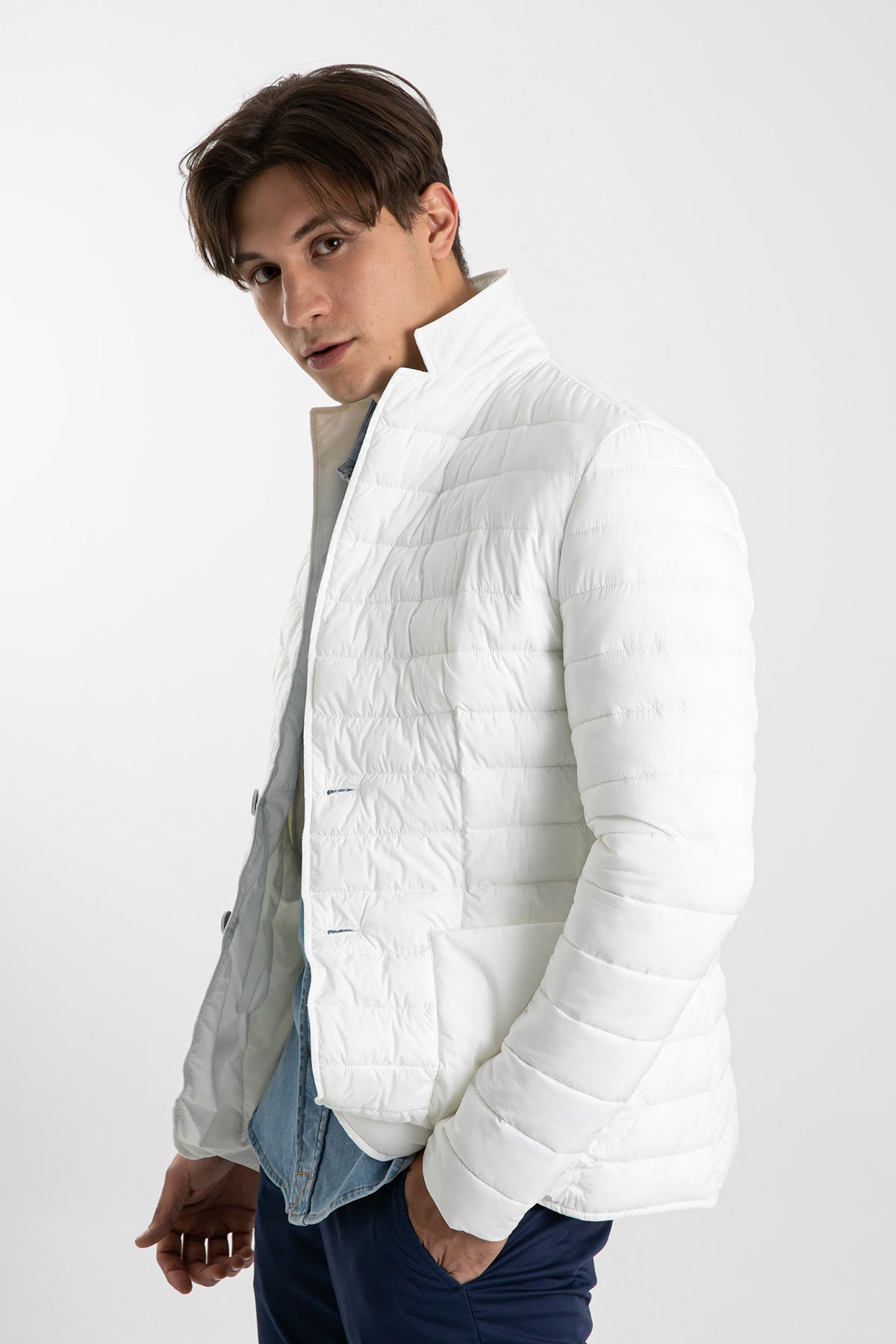 Herno Düğmeli Ceket Mont-Libas Trendy Fashion Store