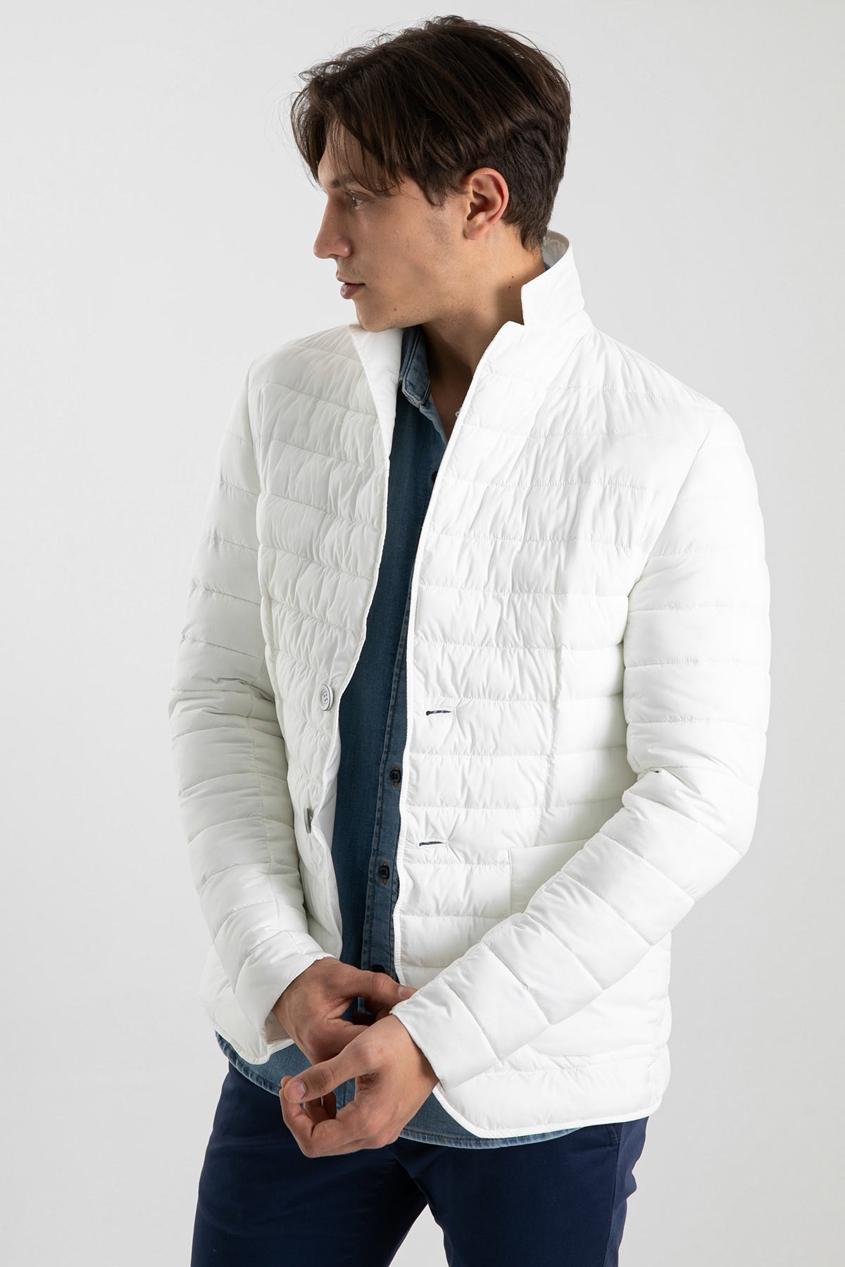 Herno Düğmeli Ceket Mont-Libas Trendy Fashion Store