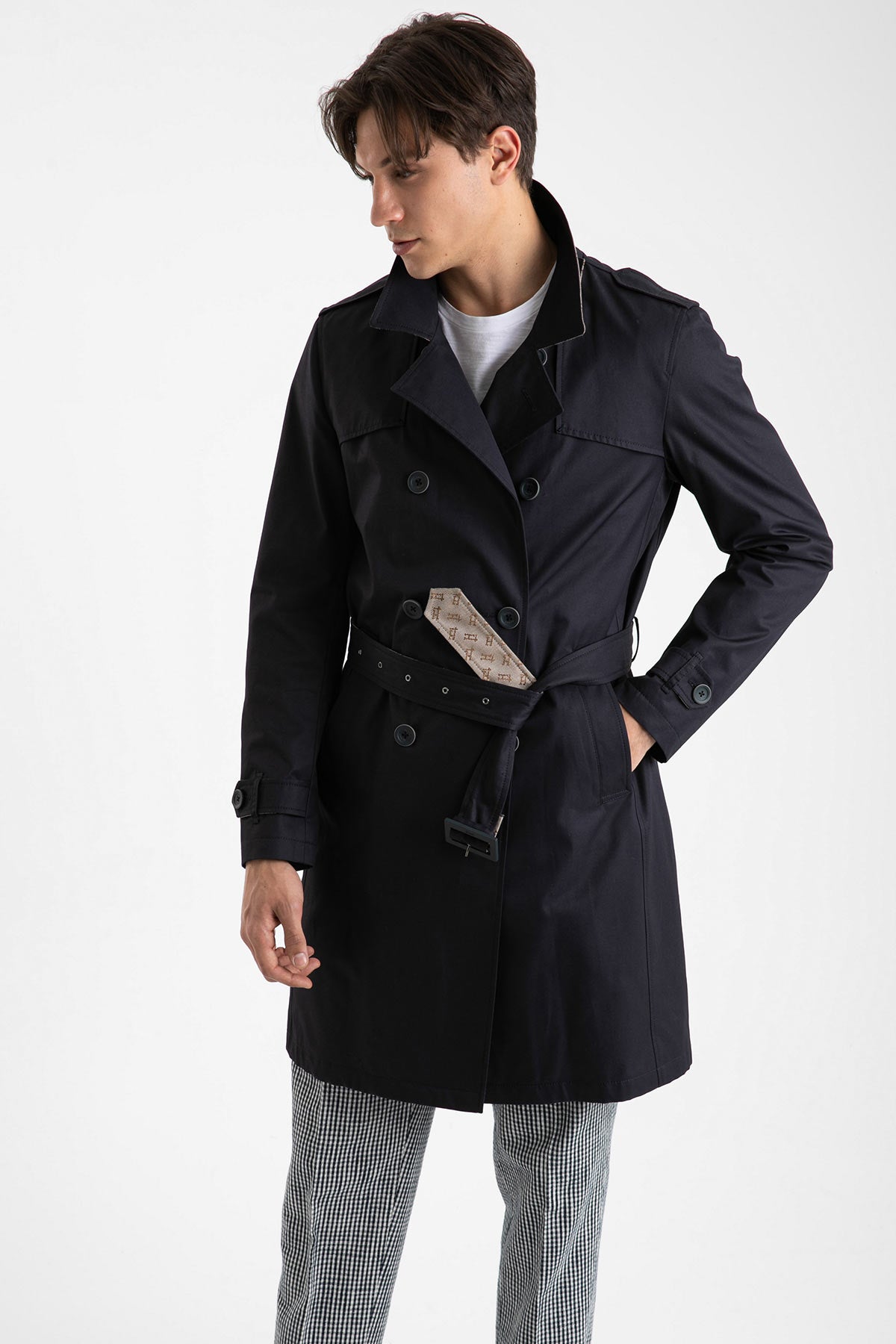 Herno Kruvaze Trençkot-Libas Trendy Fashion Store