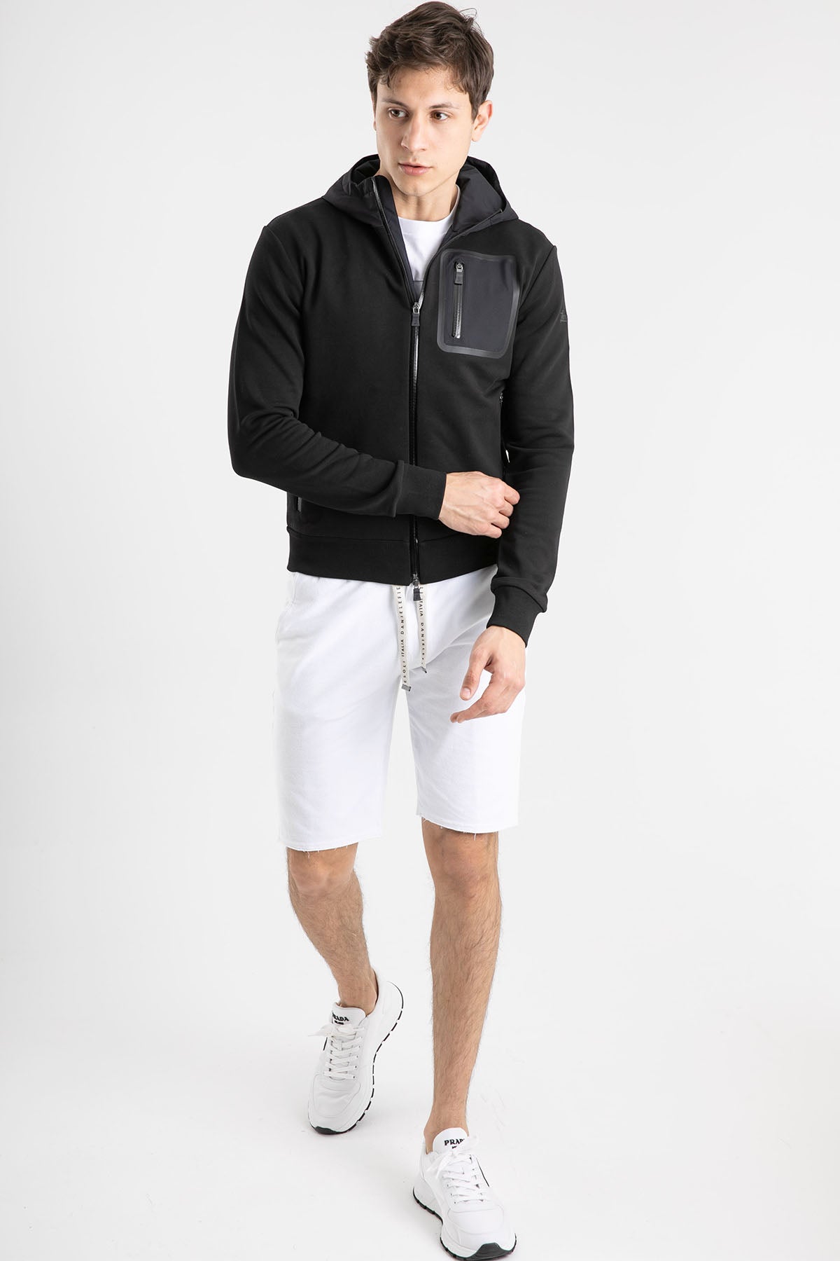 Herno Kapüşonlu Fermuarlı Ceket-Libas Trendy Fashion Store