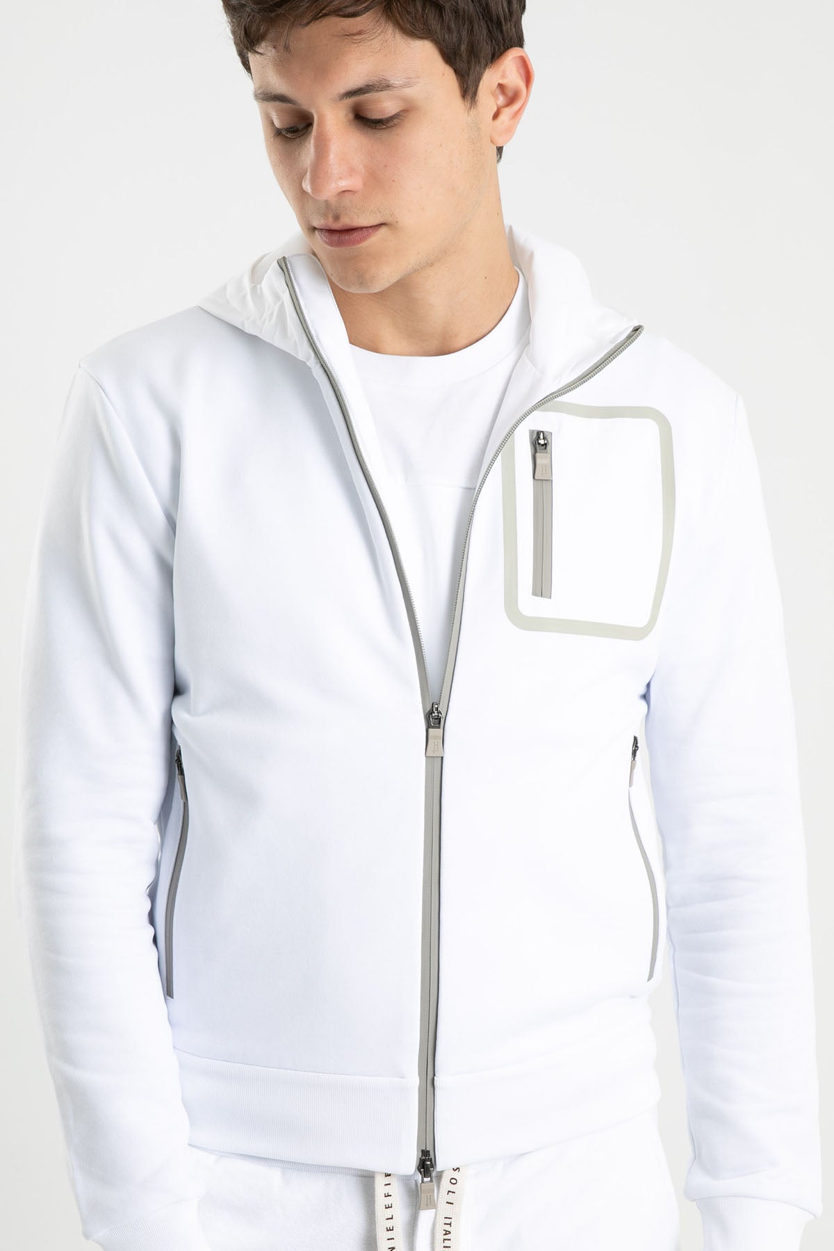 Herno Kapüşonlu Fermuarlı Spor Ceket-Libas Trendy Fashion Store