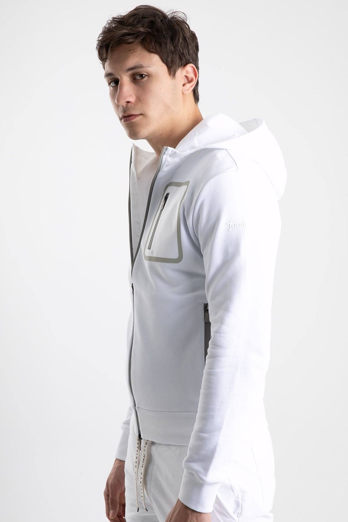 Herno Kapüşonlu Fermuarlı Spor Ceket-Libas Trendy Fashion Store