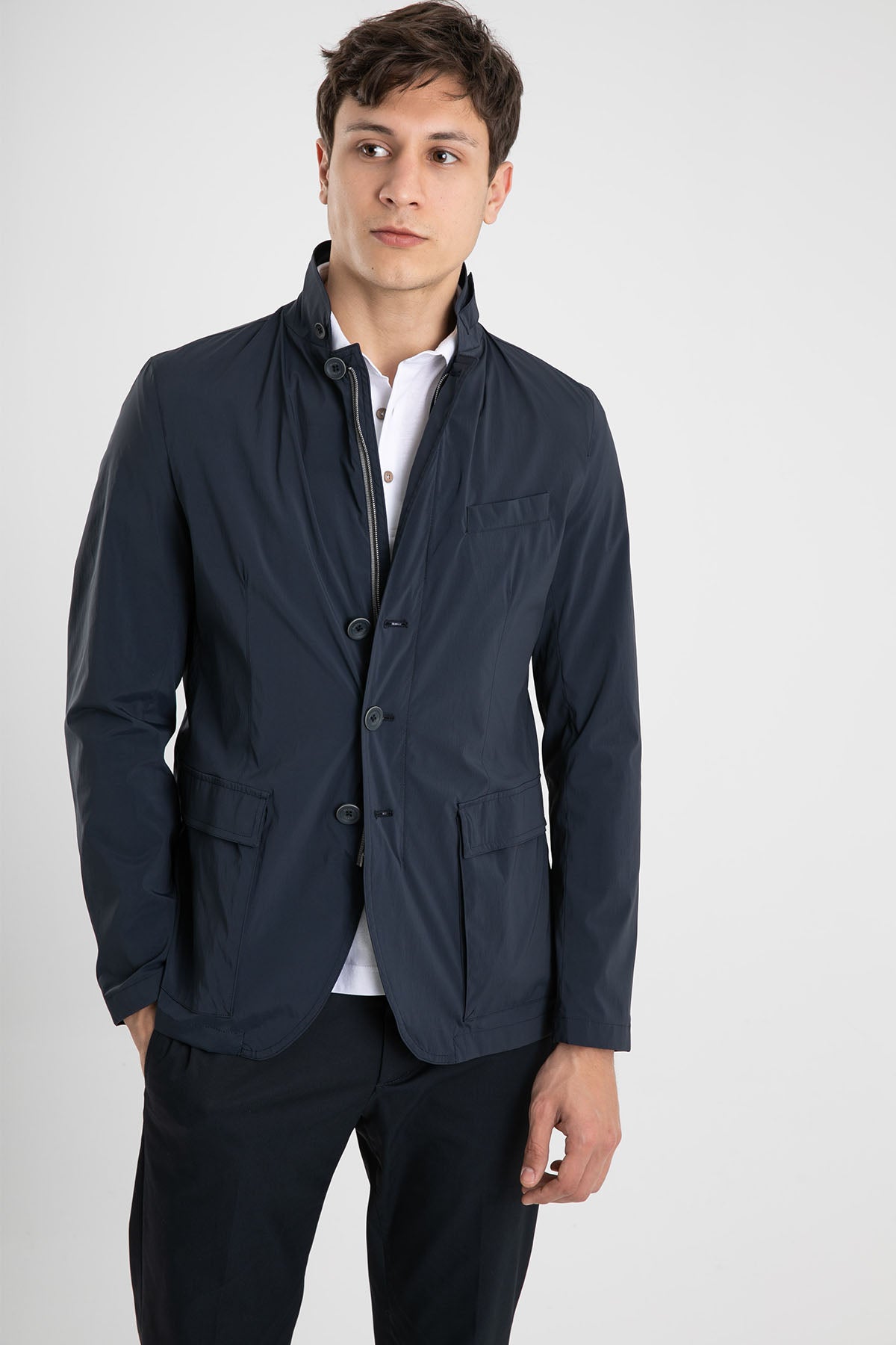 Herno Dik Yaka Mont Ceket-Libas Trendy Fashion Store