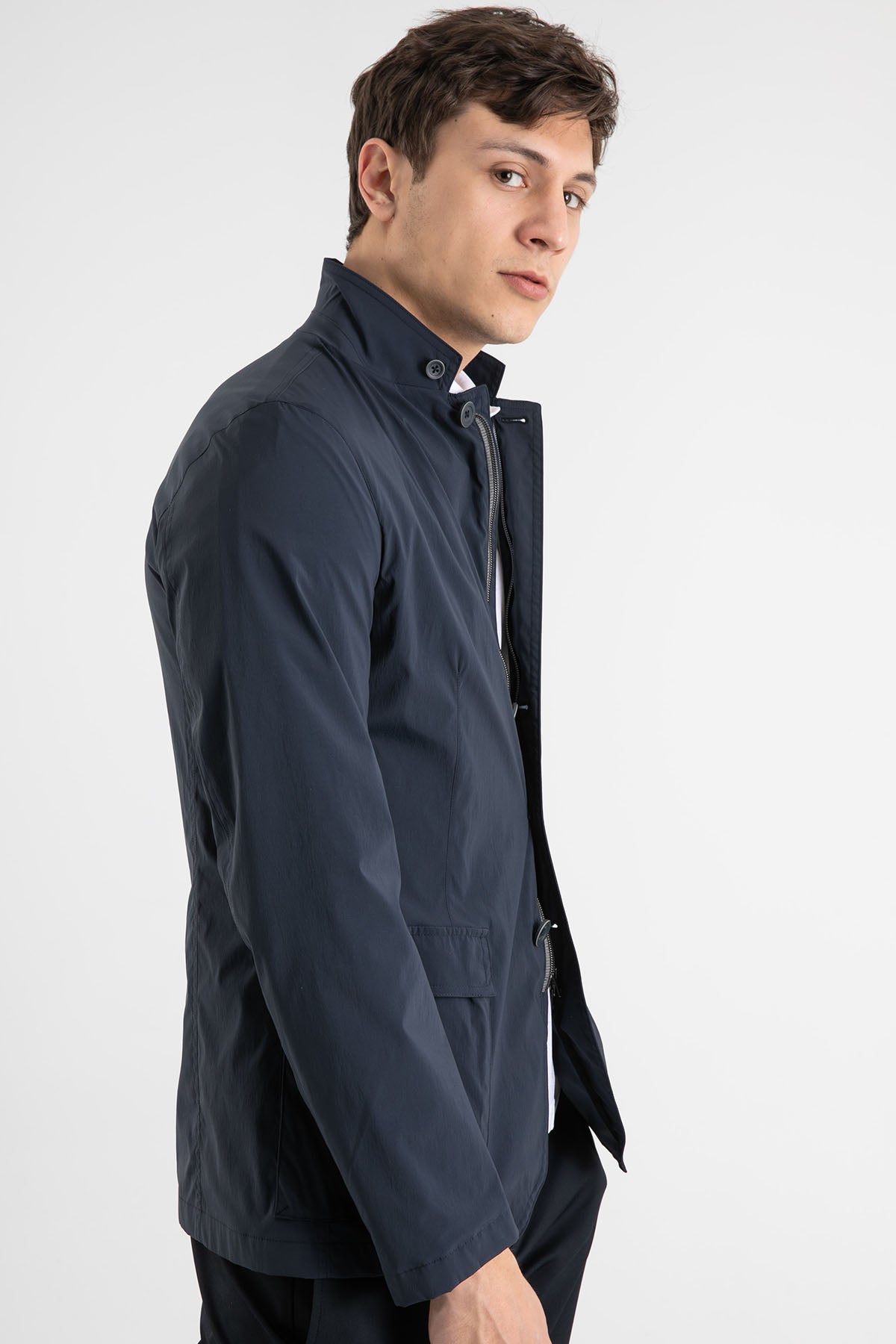 Herno Dik Yaka Mont Ceket-Libas Trendy Fashion Store