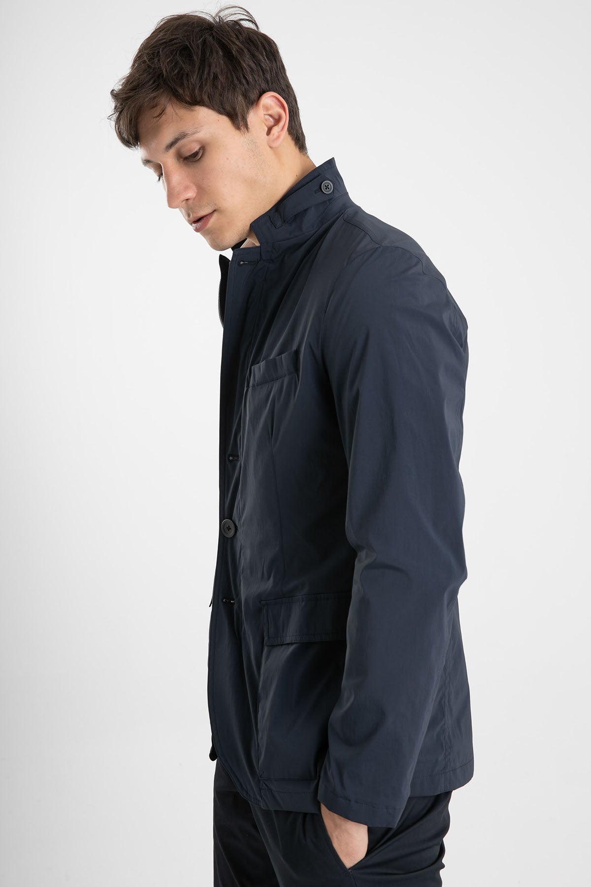 Herno Dik Yaka Mont Ceket-Libas Trendy Fashion Store