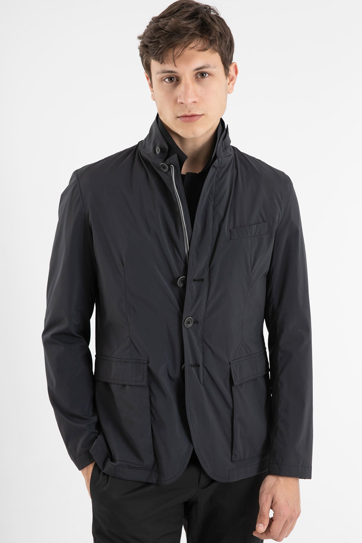 Herno Dik Yaka Mont Ceket-Libas Trendy Fashion Store