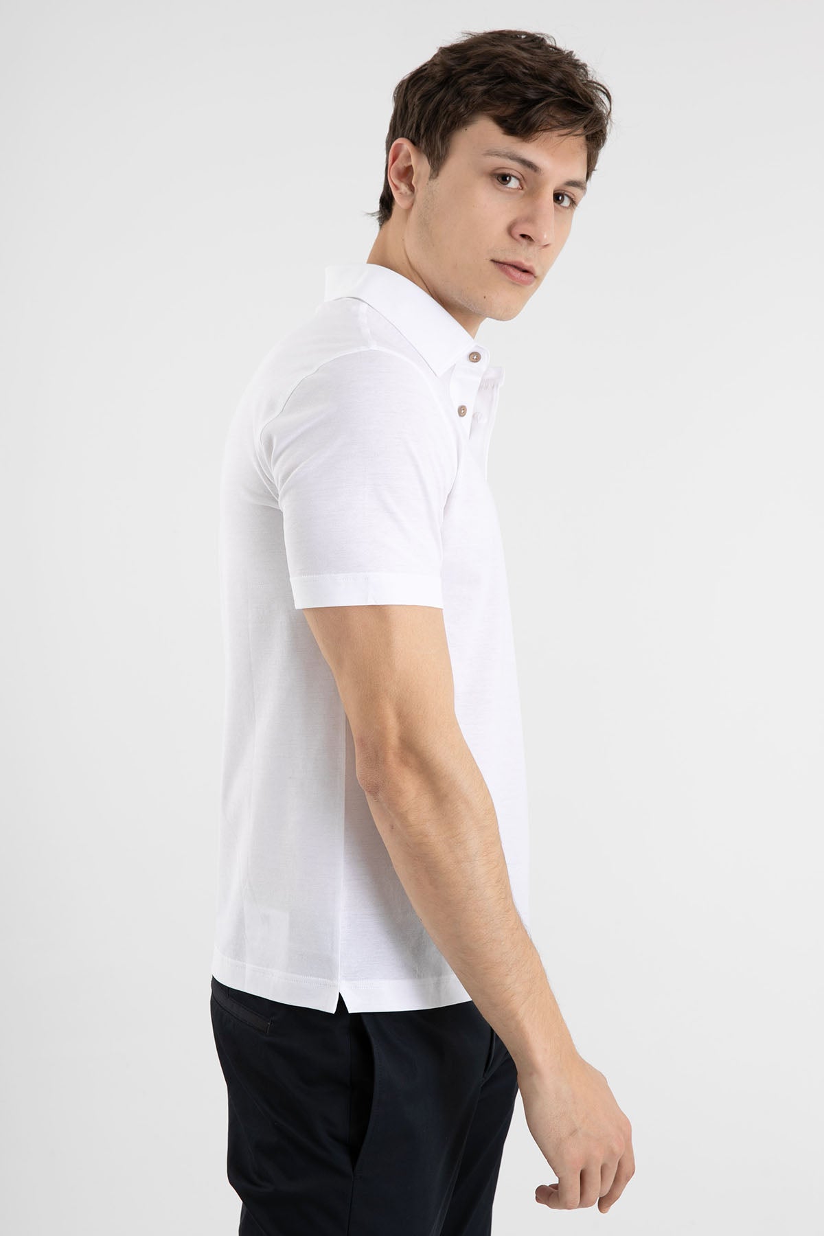 Herno Polo Yaka T-shirt-Libas Trendy Fashion Store