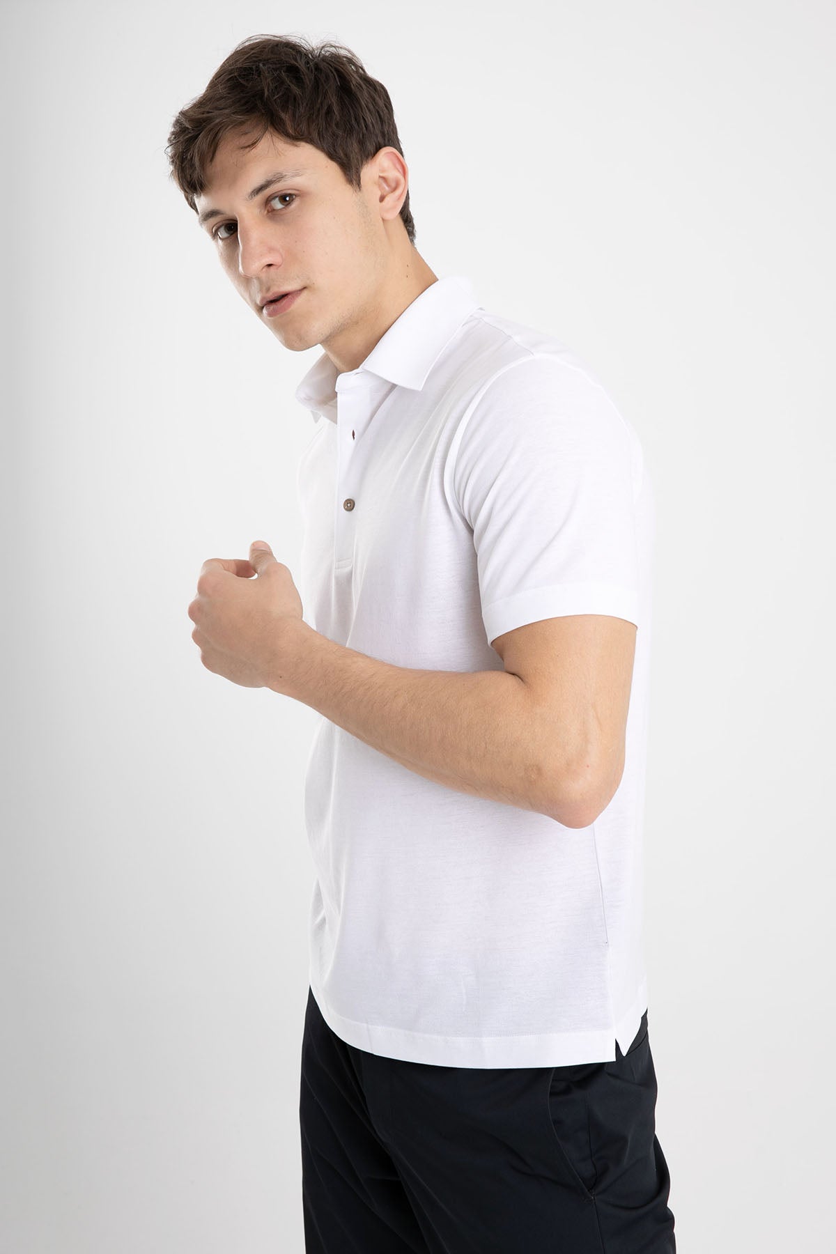 Herno Polo Yaka T-shirt-Libas Trendy Fashion Store