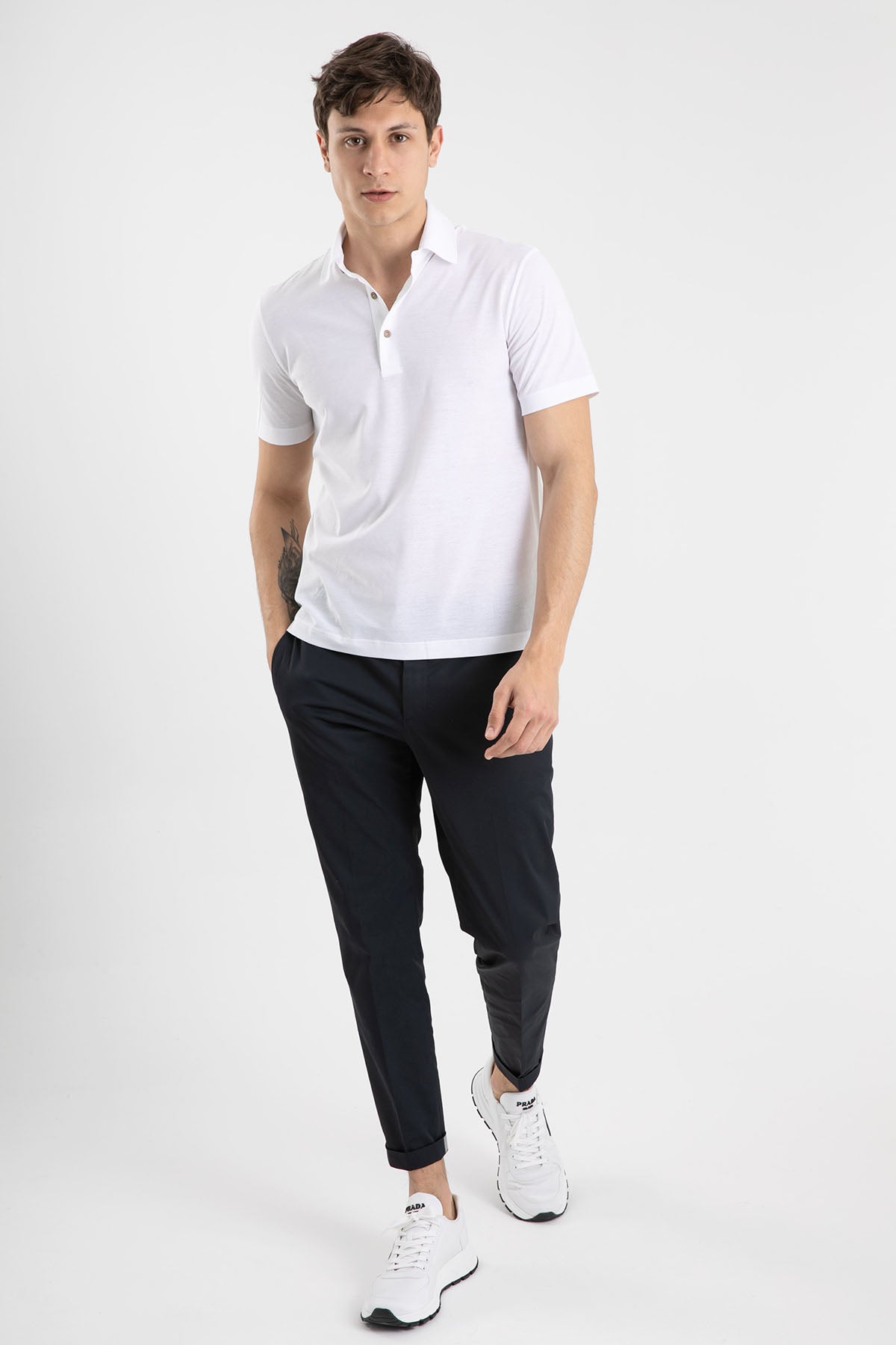 Herno Polo Yaka T-shirt-Libas Trendy Fashion Store