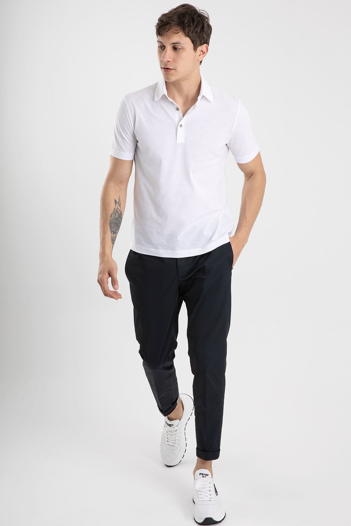 Herno Polo Yaka T-shirt-Libas Trendy Fashion Store