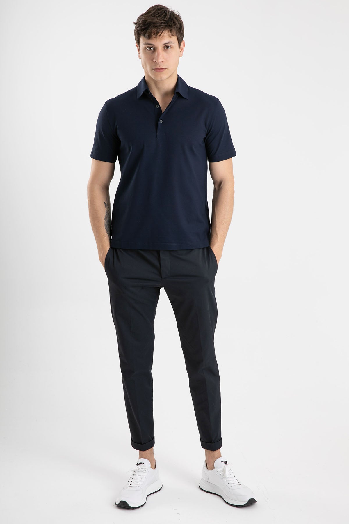 Herno Polo Yaka T-shirt-Libas Trendy Fashion Store