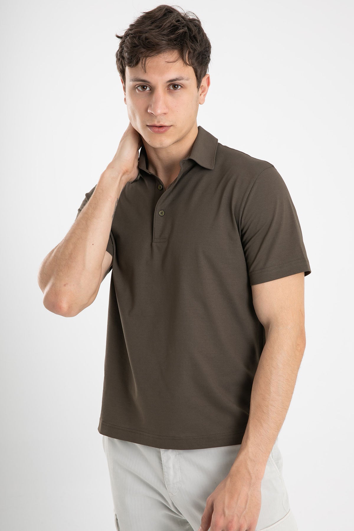 Herno Polo Yaka T-shirt-Libas Trendy Fashion Store