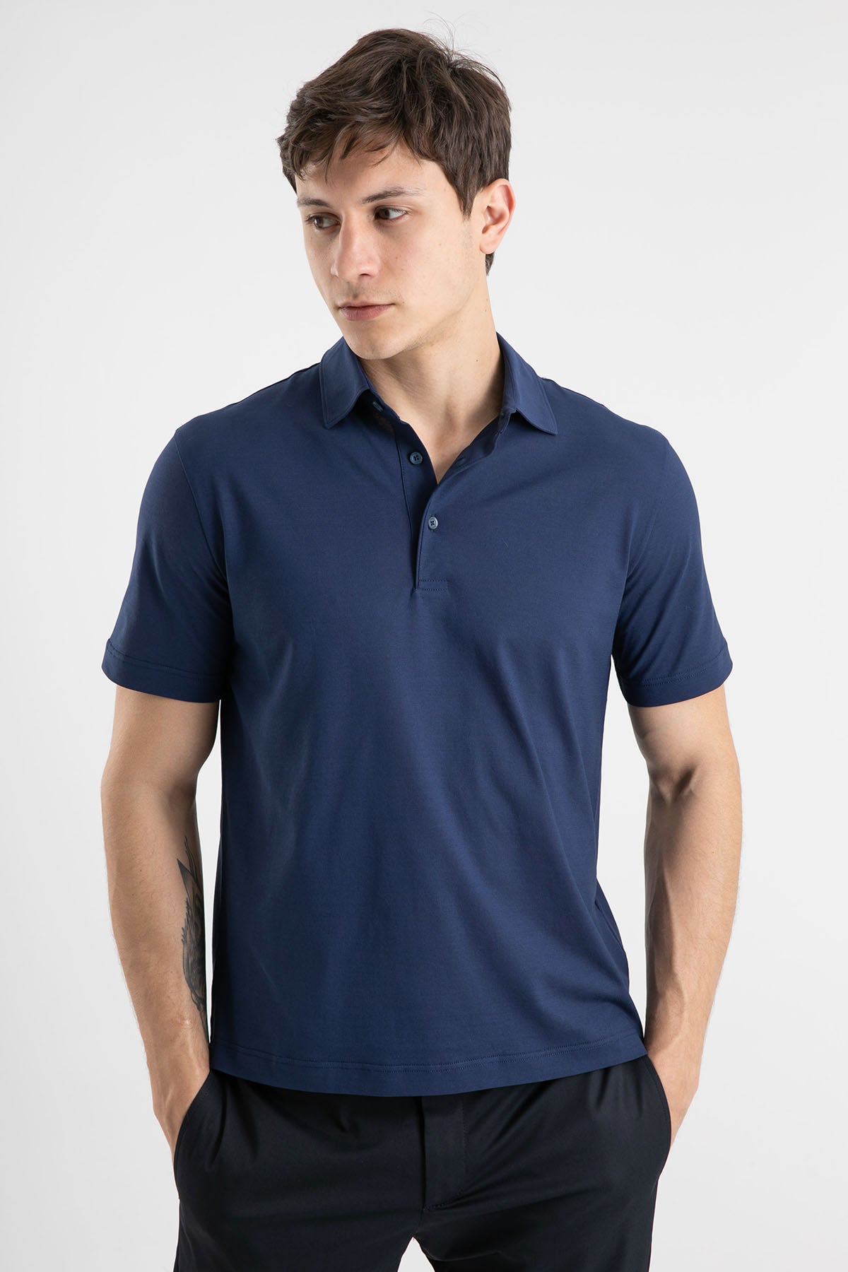 Herno Polo Yaka T-shirt-Libas Trendy Fashion Store
