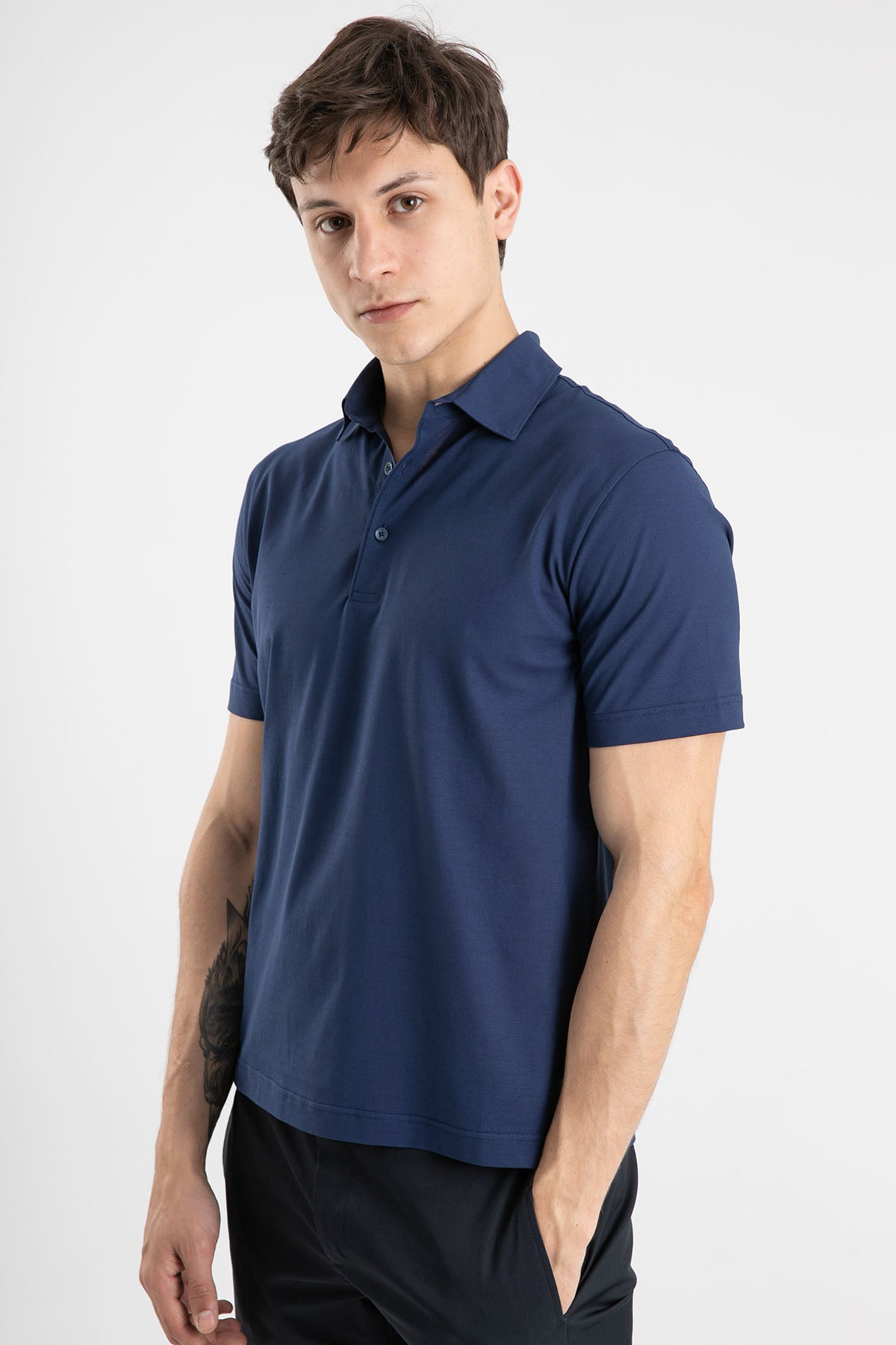 Herno Polo Yaka T-shirt-Libas Trendy Fashion Store