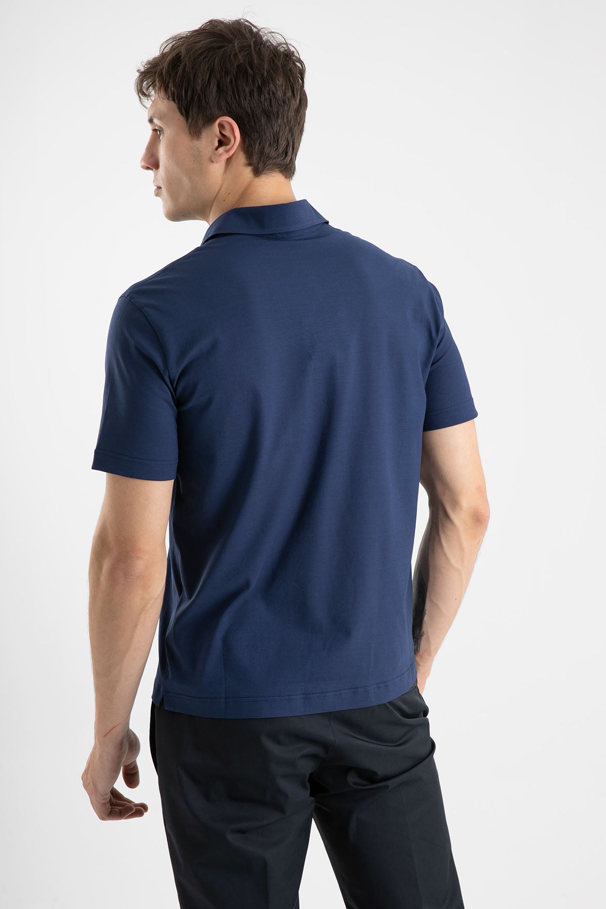 Herno Polo Yaka T-shirt-Libas Trendy Fashion Store