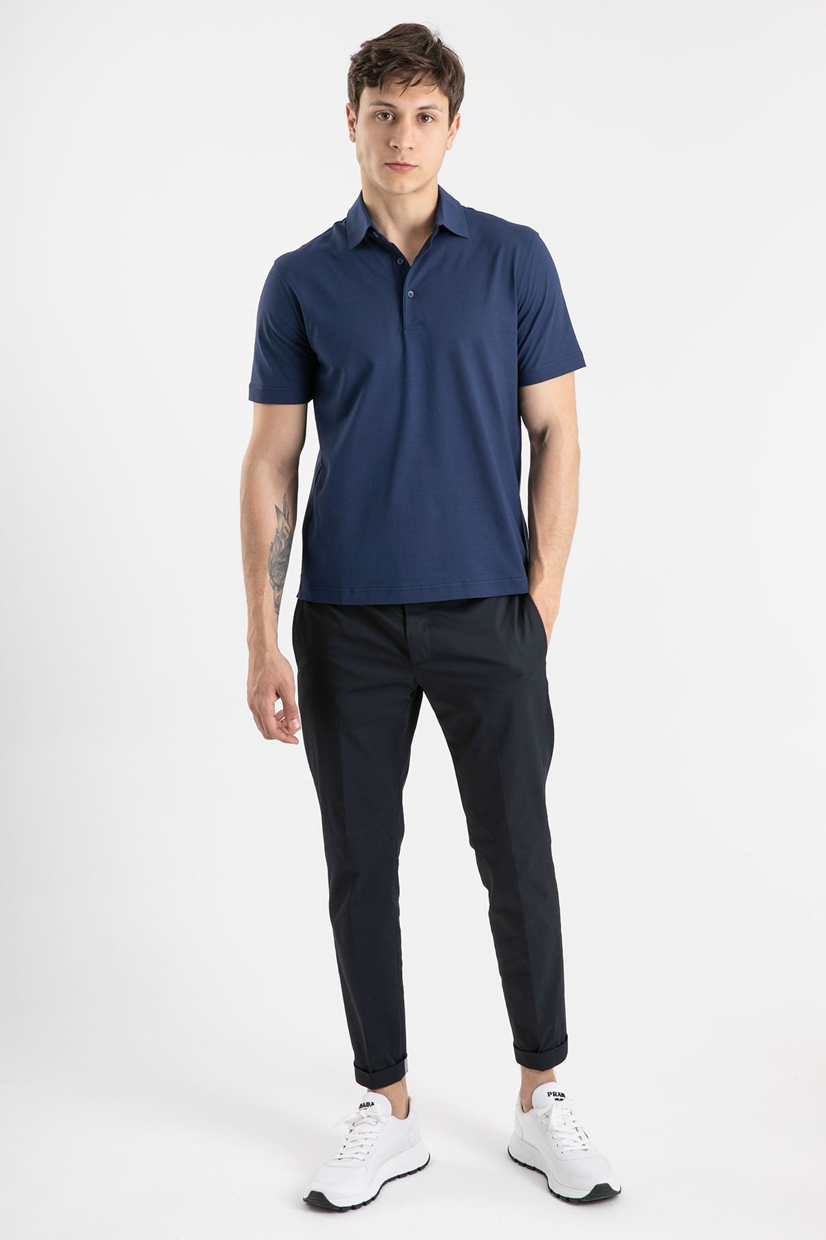 Herno Polo Yaka T-shirt-Libas Trendy Fashion Store