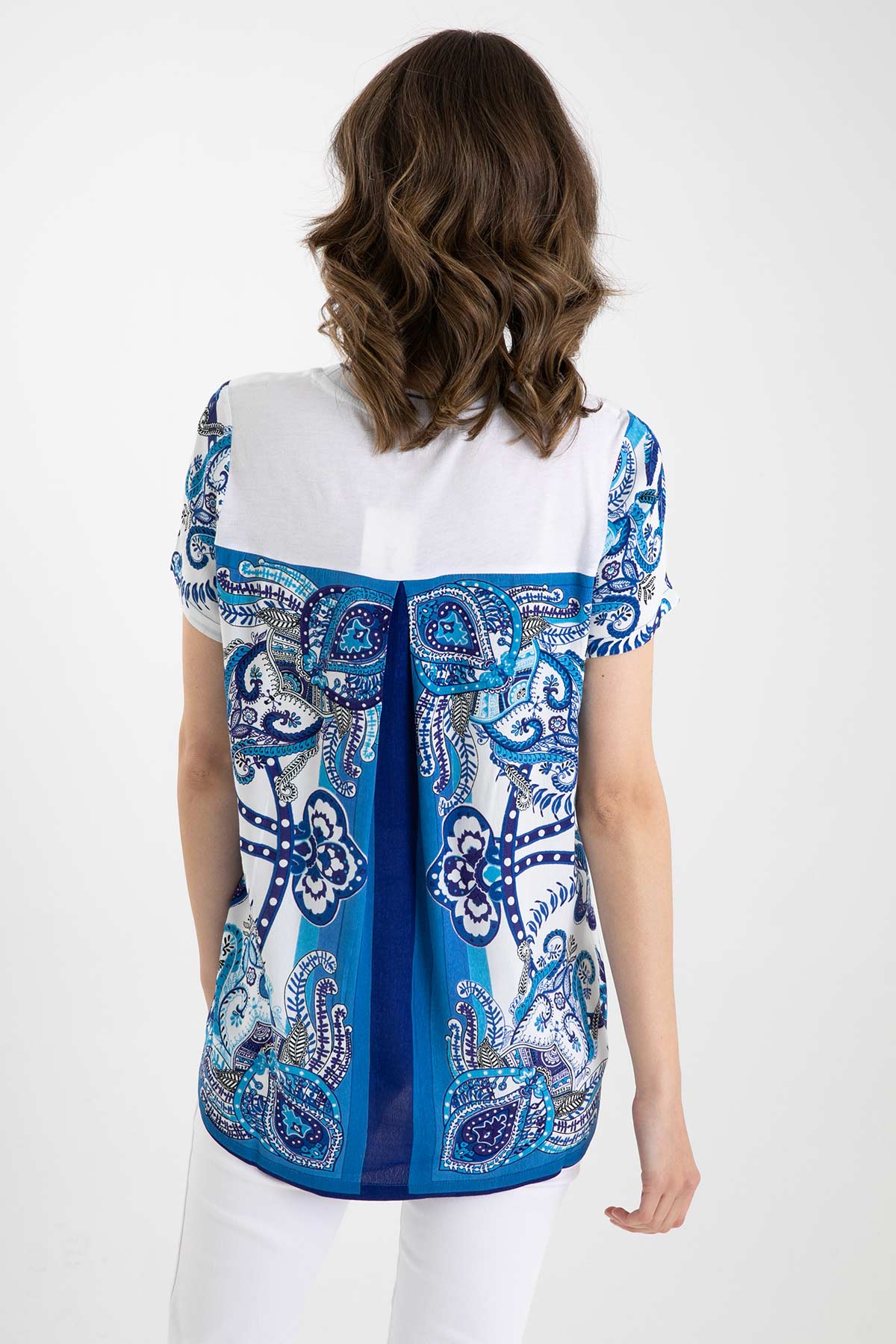 Rene Derhy Yuvarlak Yaka T-shirt-Libas Trendy Fashion Store