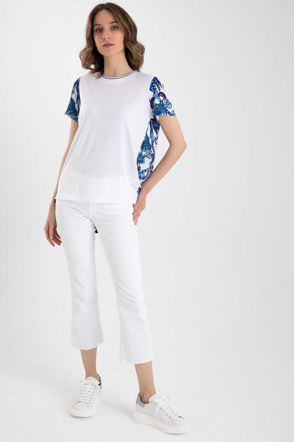 Rene Derhy Yuvarlak Yaka T-shirt-Libas Trendy Fashion Store