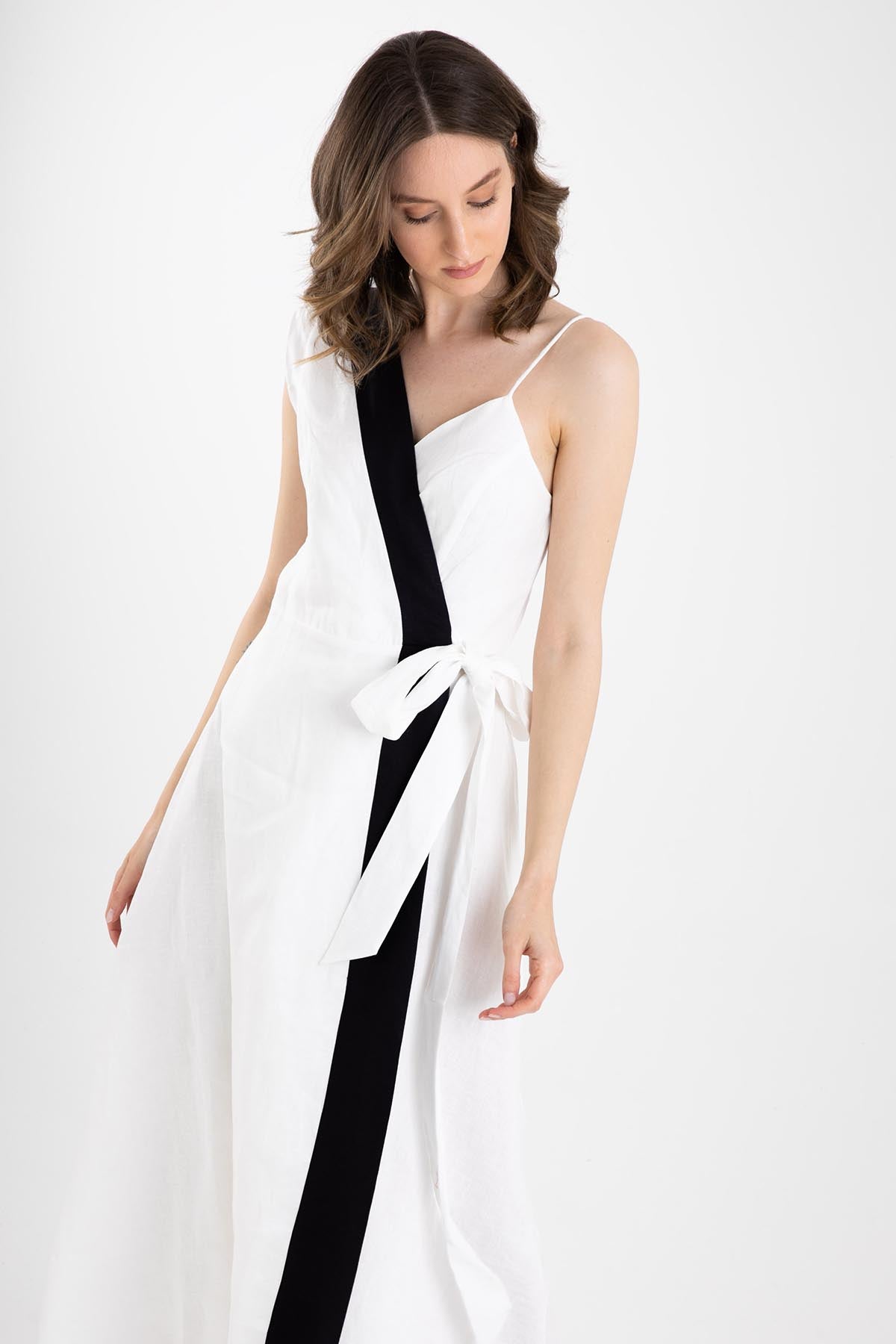 Rene Derhy Kruvaze Maxi Elbise-Libas Trendy Fashion Store