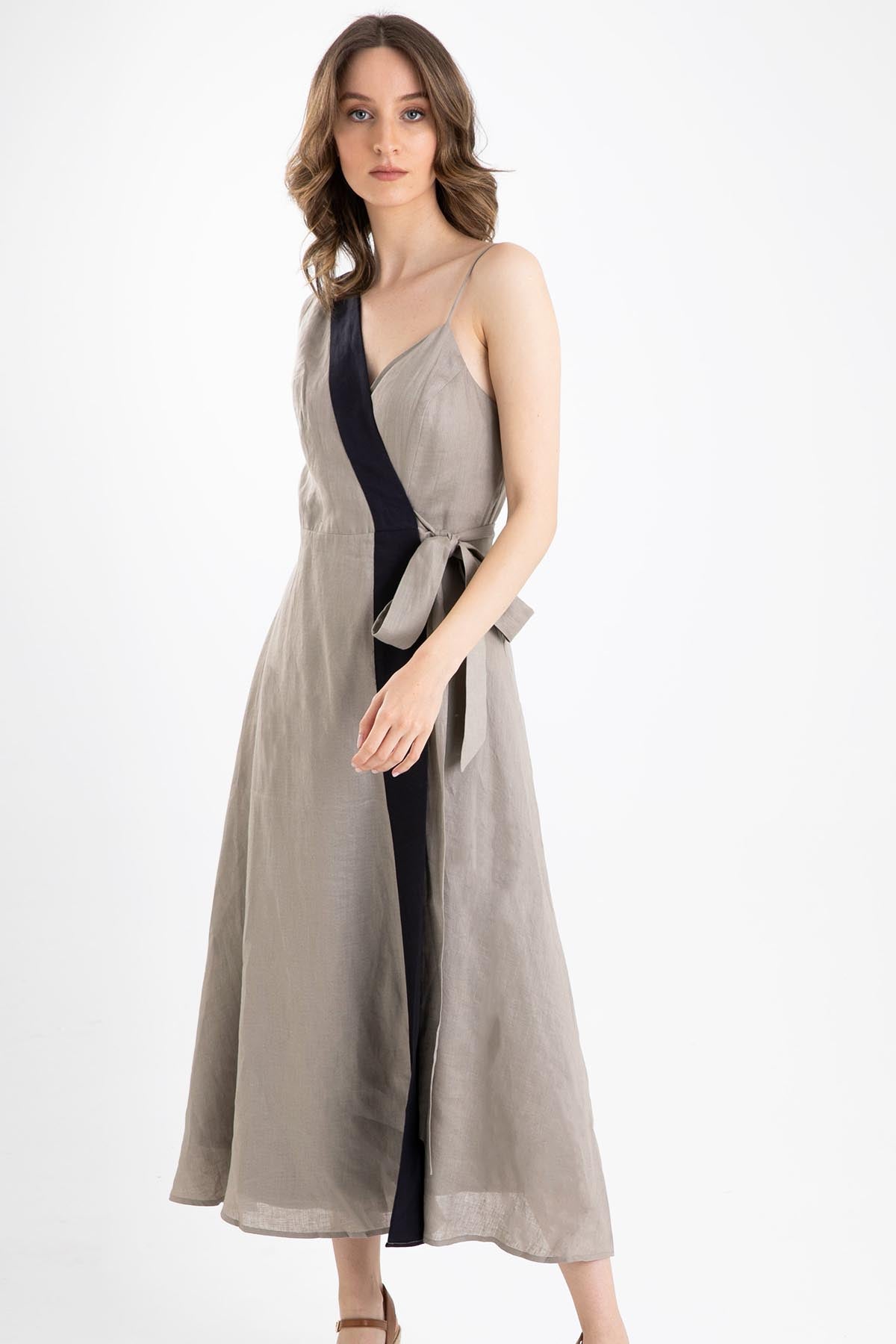 Rene Derhy Kruvaze Maxi Elbise-Libas Trendy Fashion Store