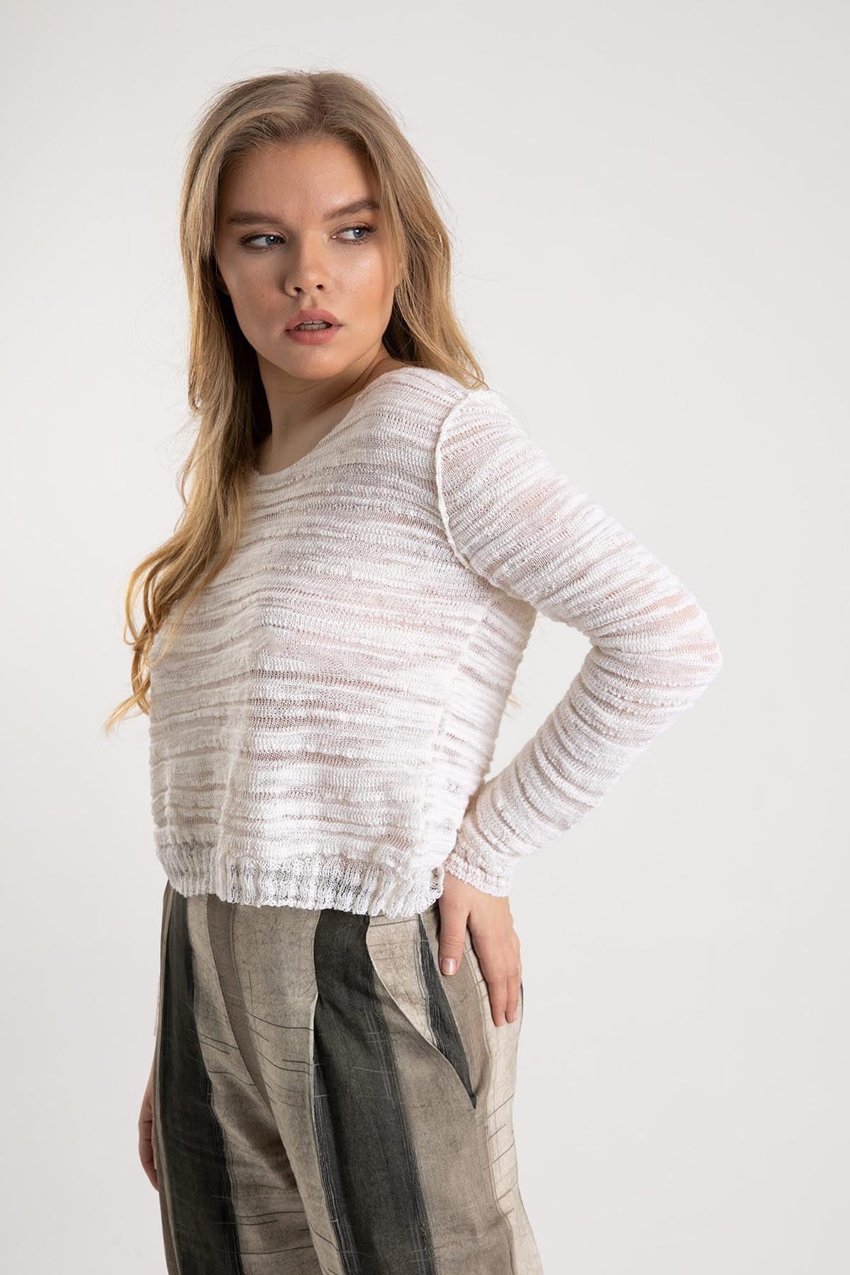 Crea Concept Kayık Yaka Triko-Libas Trendy Fashion Store