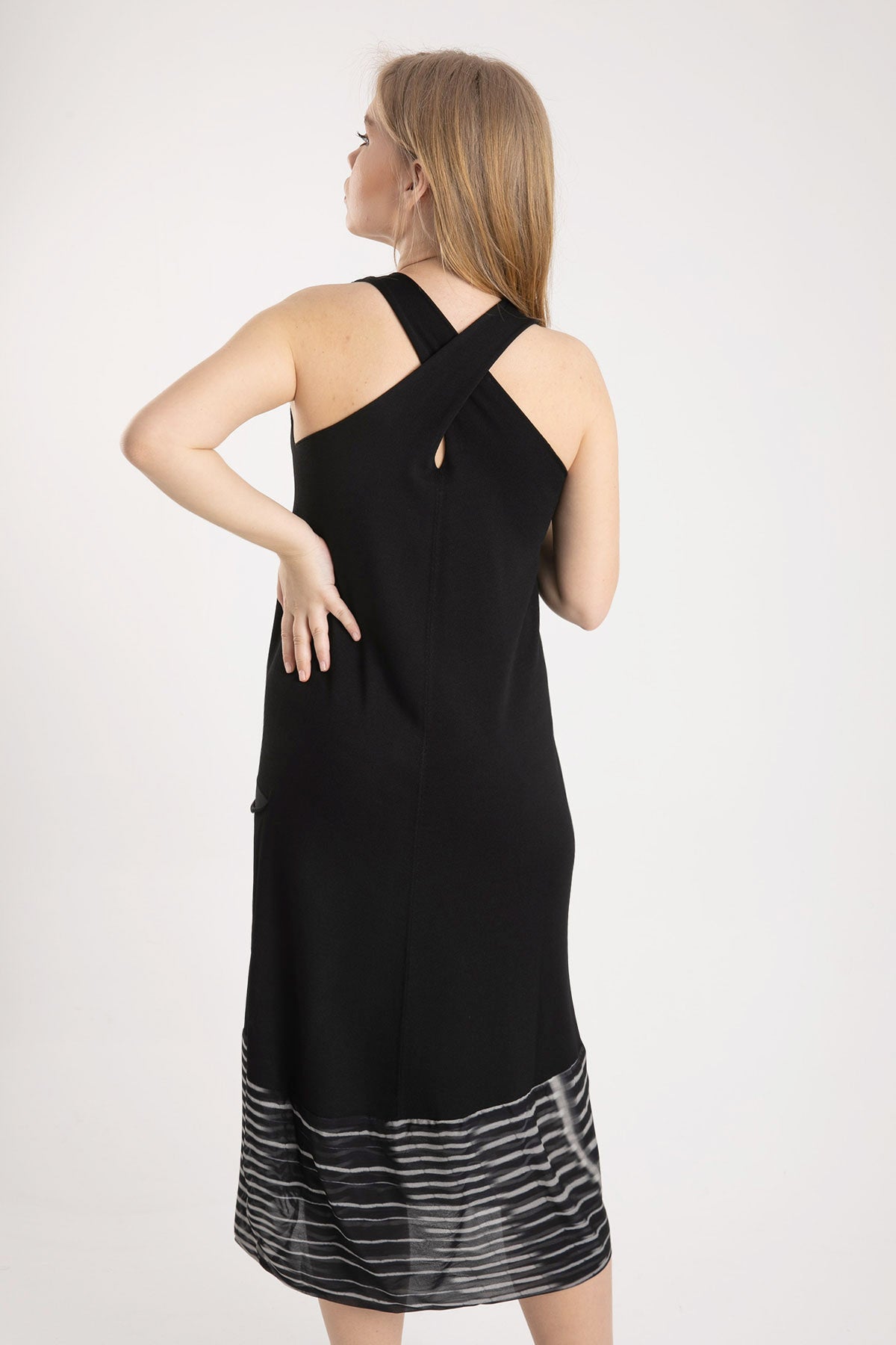 Crea Concept Çapraz Sırt Elbise-Libas Trendy Fashion Store