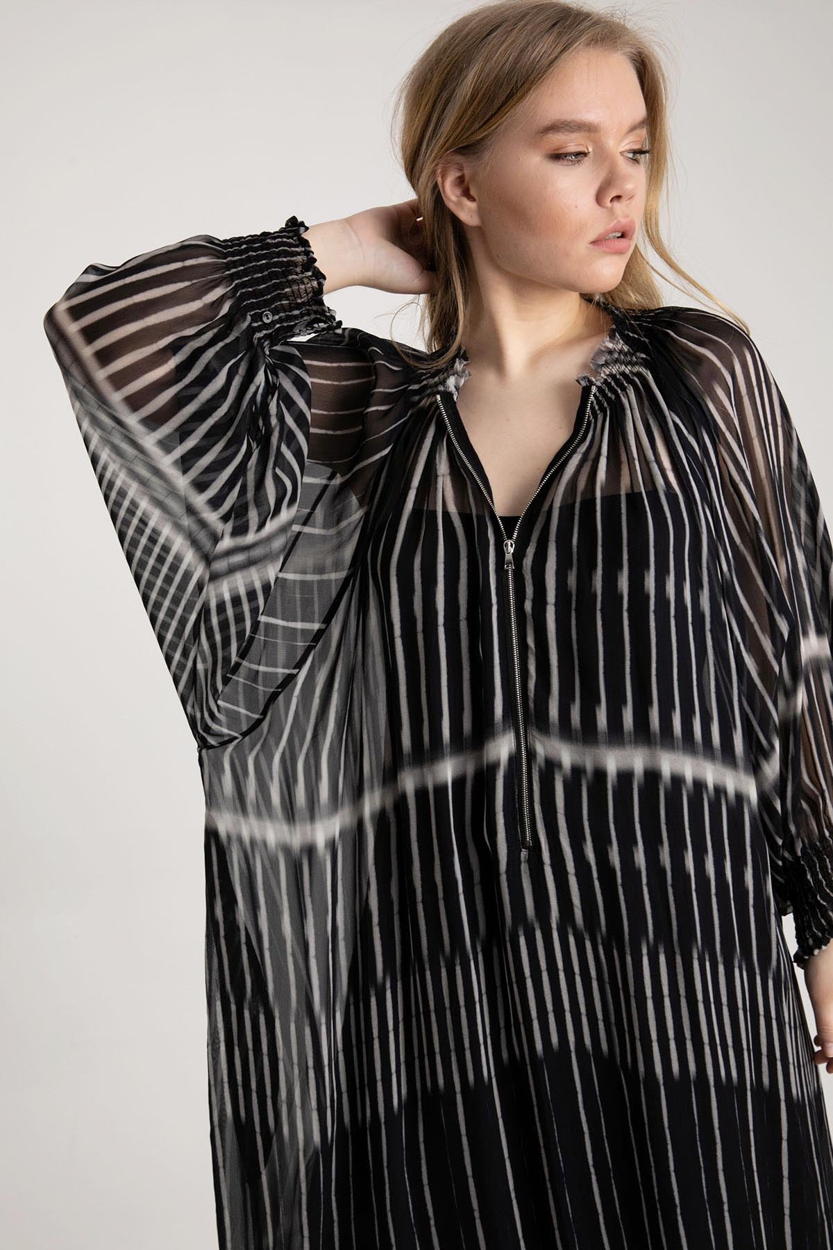 Crea Concept Balon Kol Elbise-Libas Trendy Fashion Store