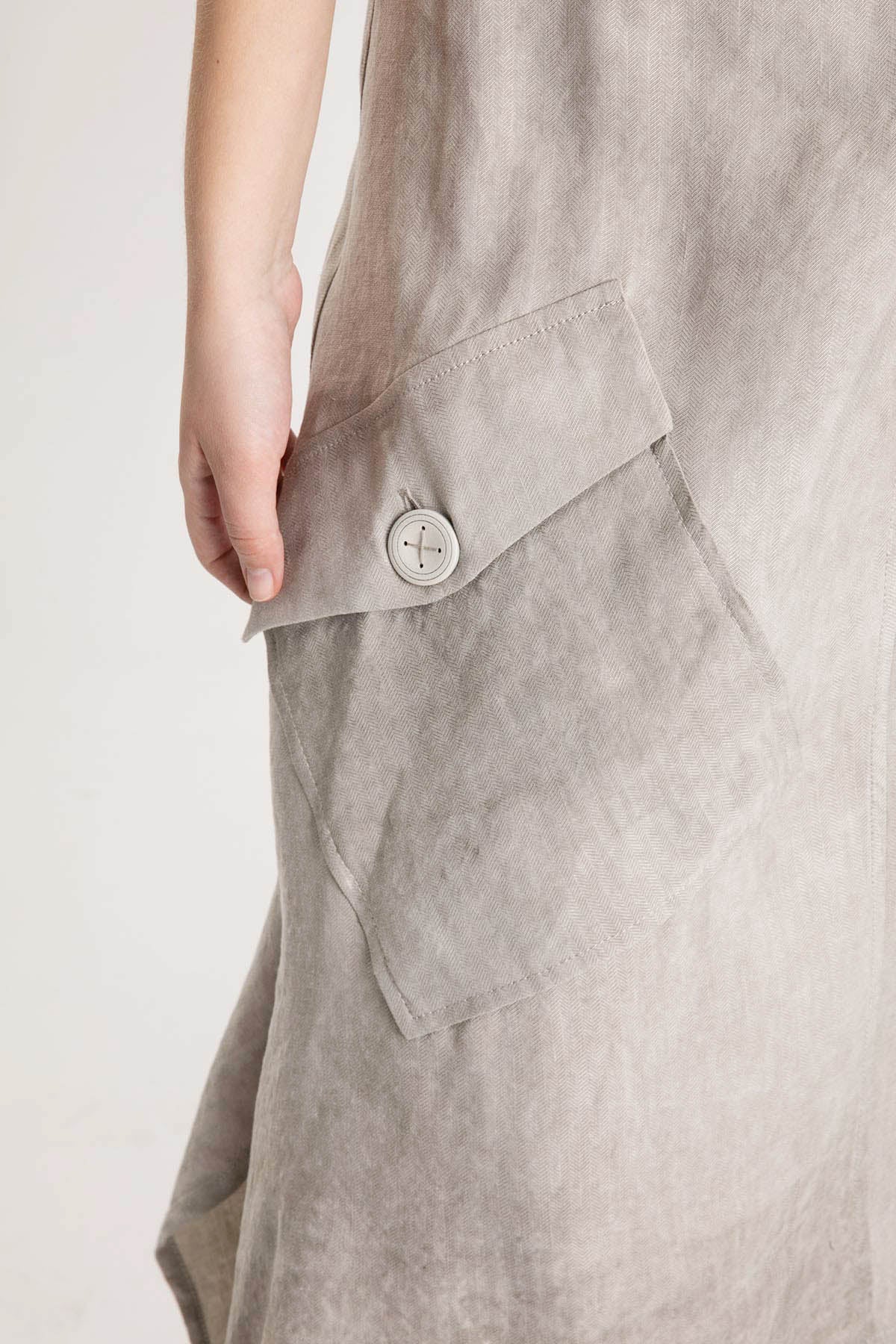 Crea Concept Kalın Askılı Belden Büzgülü Elbise-Libas Trendy Fashion Store