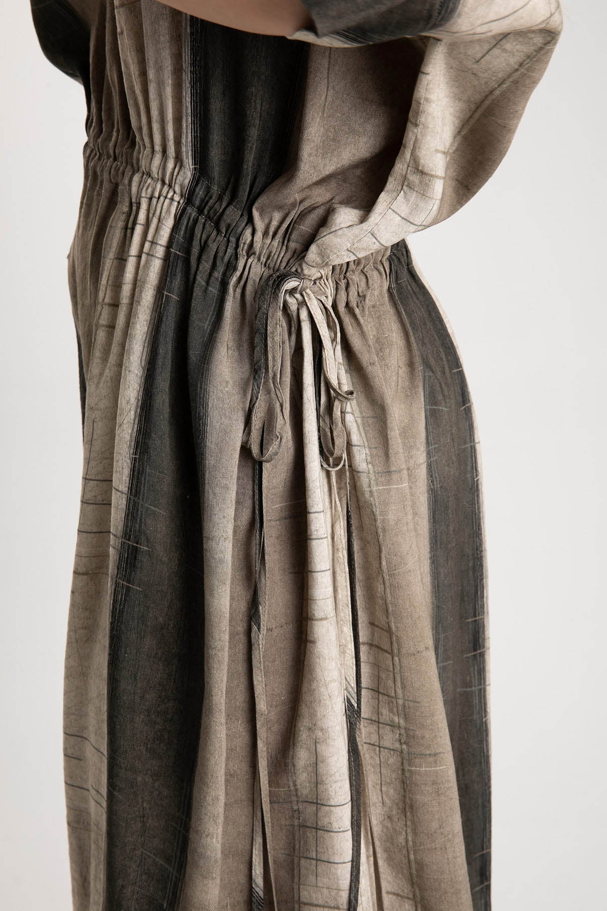 Crea Concept Spor Cepli Belden Büzgülü Midi Elbise-Libas Trendy Fashion Store