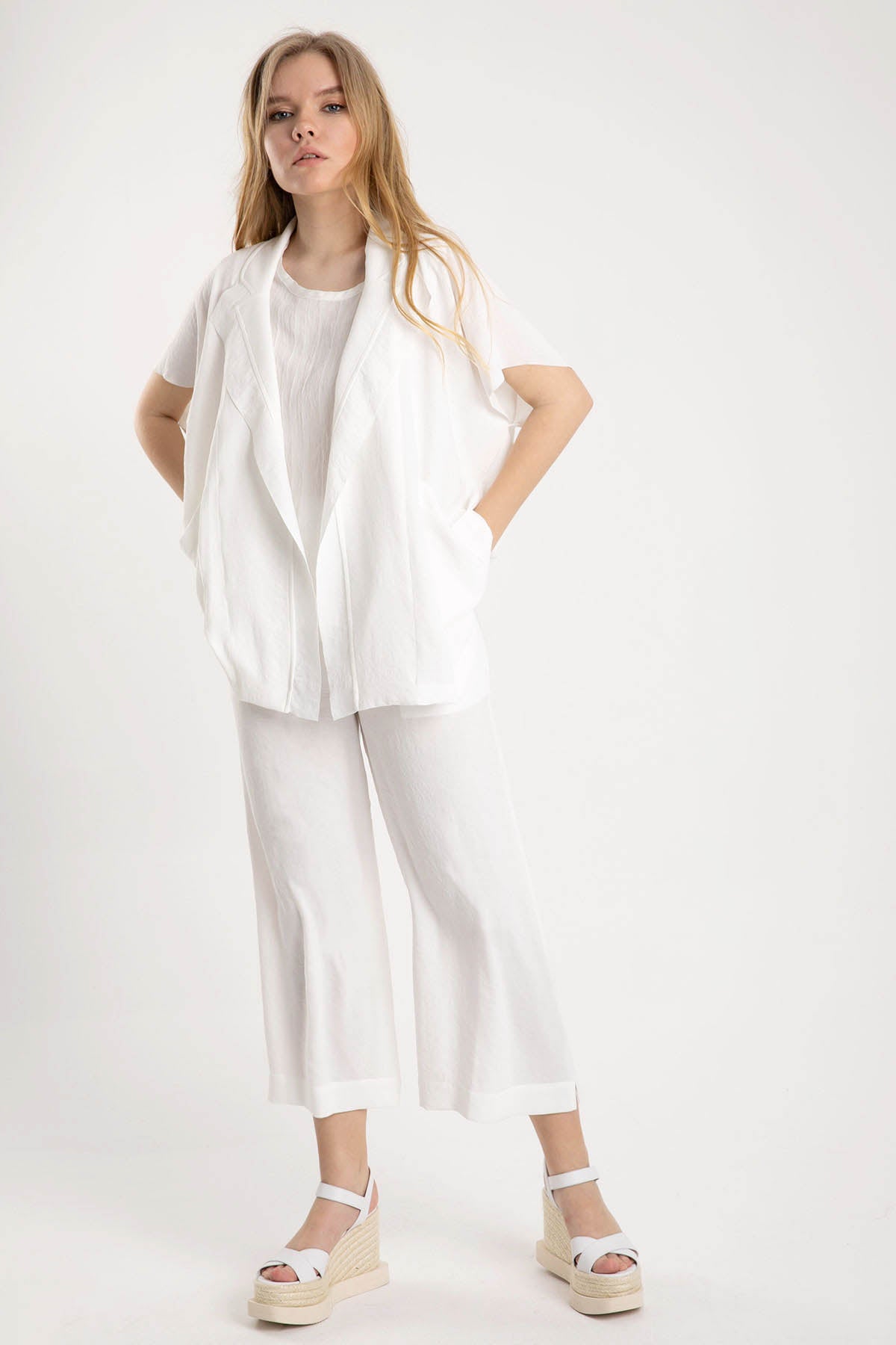 Crea Concept Spor Cepli Kısa Kollu Ceket-Libas Trendy Fashion Store