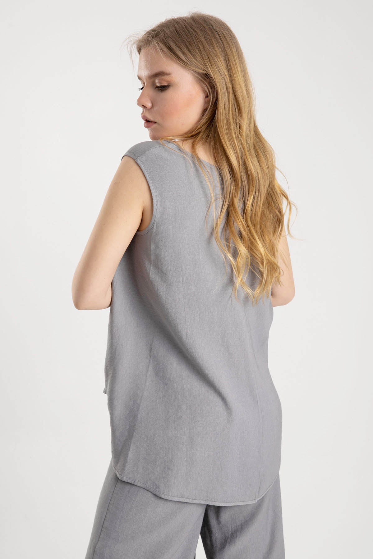 Crea Concept Drapeli Kolsuz Bluz-Libas Trendy Fashion Store