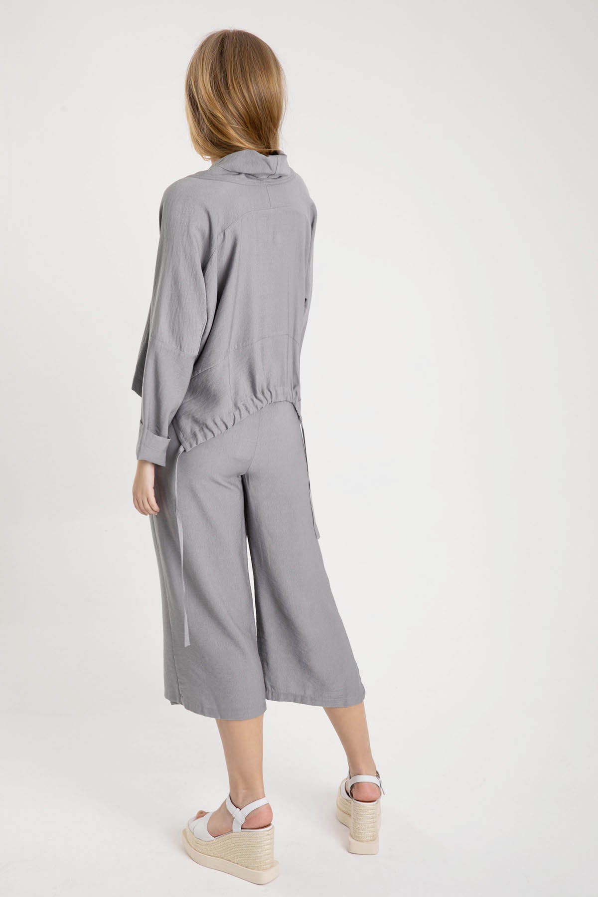 Crea Concept Belden Büzgü Bağlamalı Ceket-Libas Trendy Fashion Store