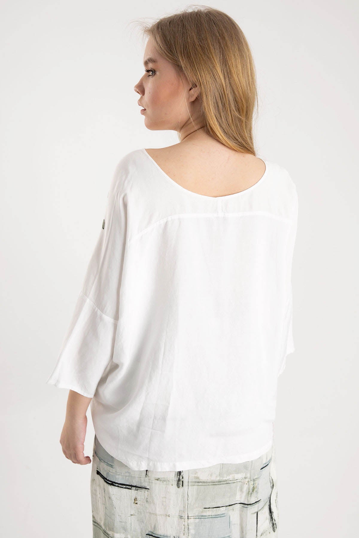 Crea Concept Geniş Kesim Uzun Kollu Bluz-Libas Trendy Fashion Store