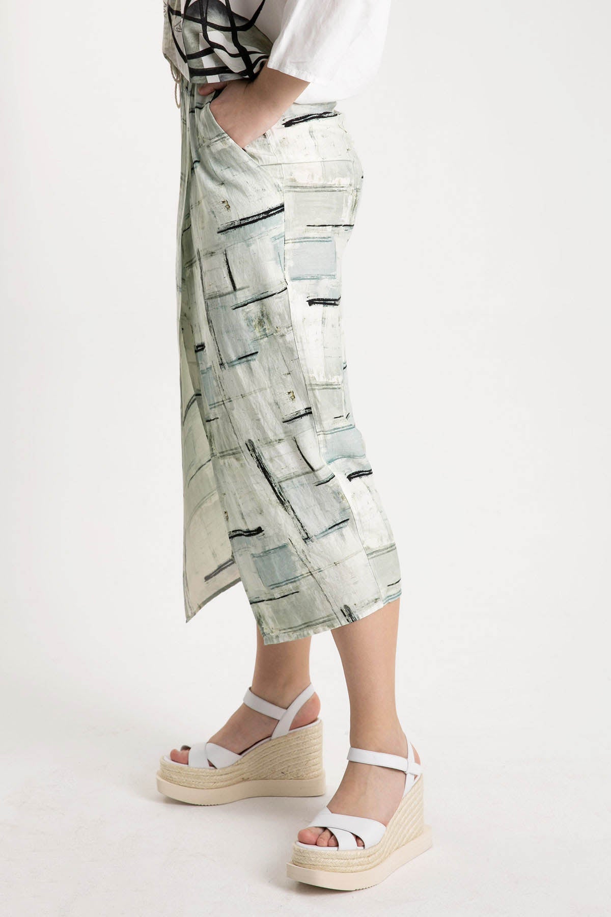 Crea Concept Beli Lastikli Kruvaze Etek-Libas Trendy Fashion Store