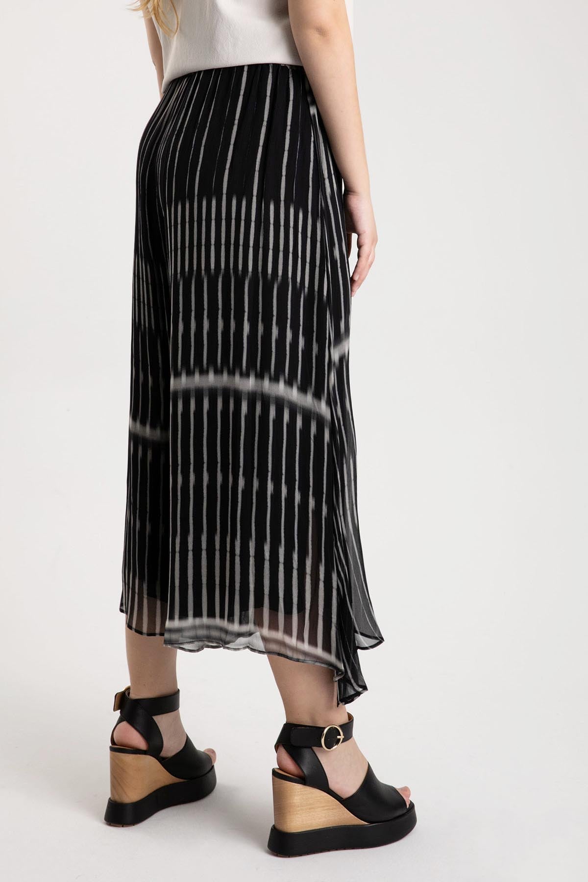 Crea Concept Beli Lastikli Crop Pantolon-Libas Trendy Fashion Store